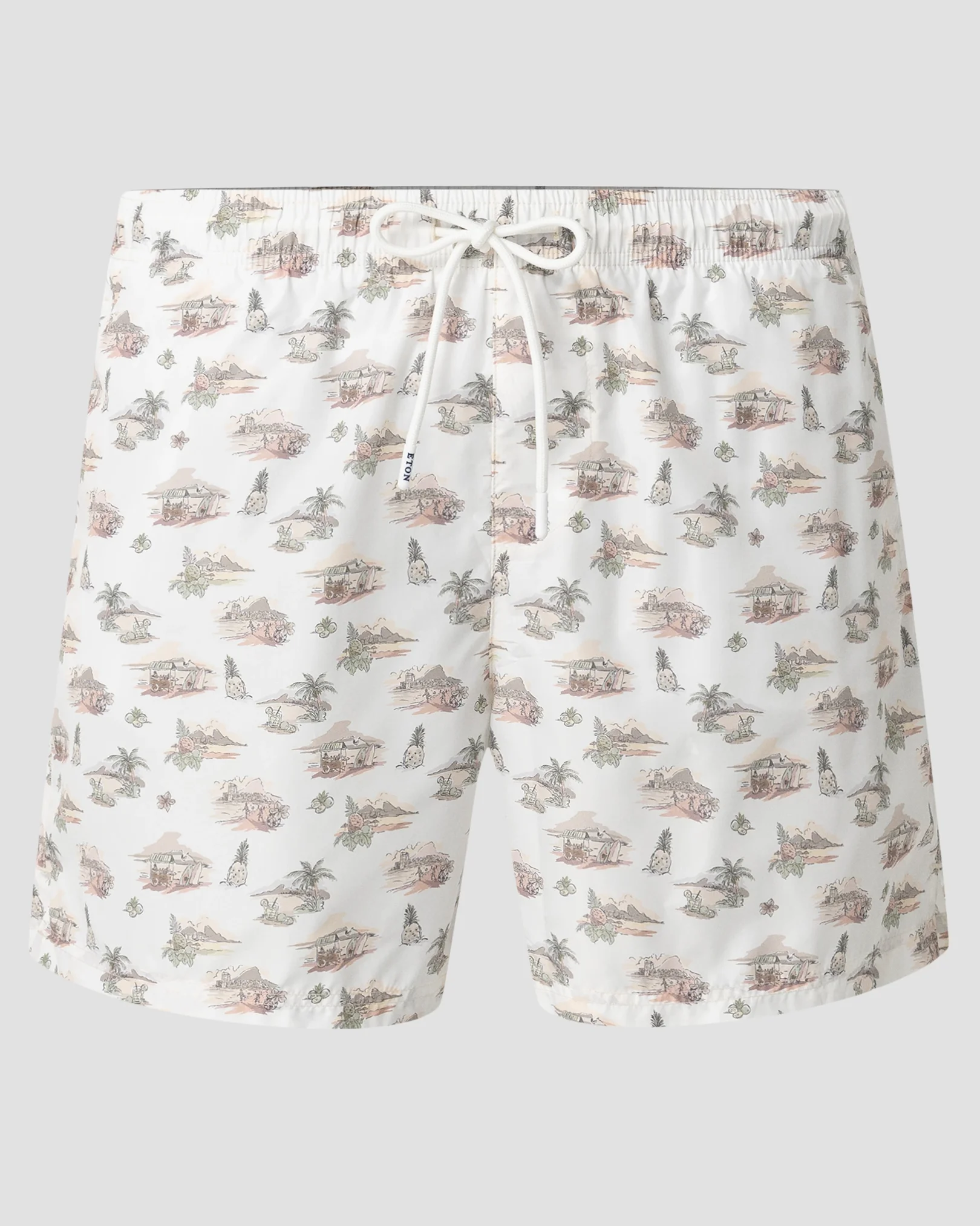 Eton - パームプリント スイムショーツ