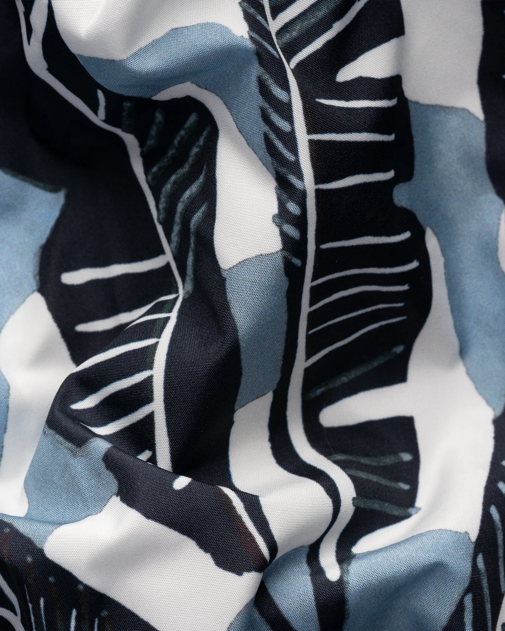 Eton - tropical leaf swim shorts