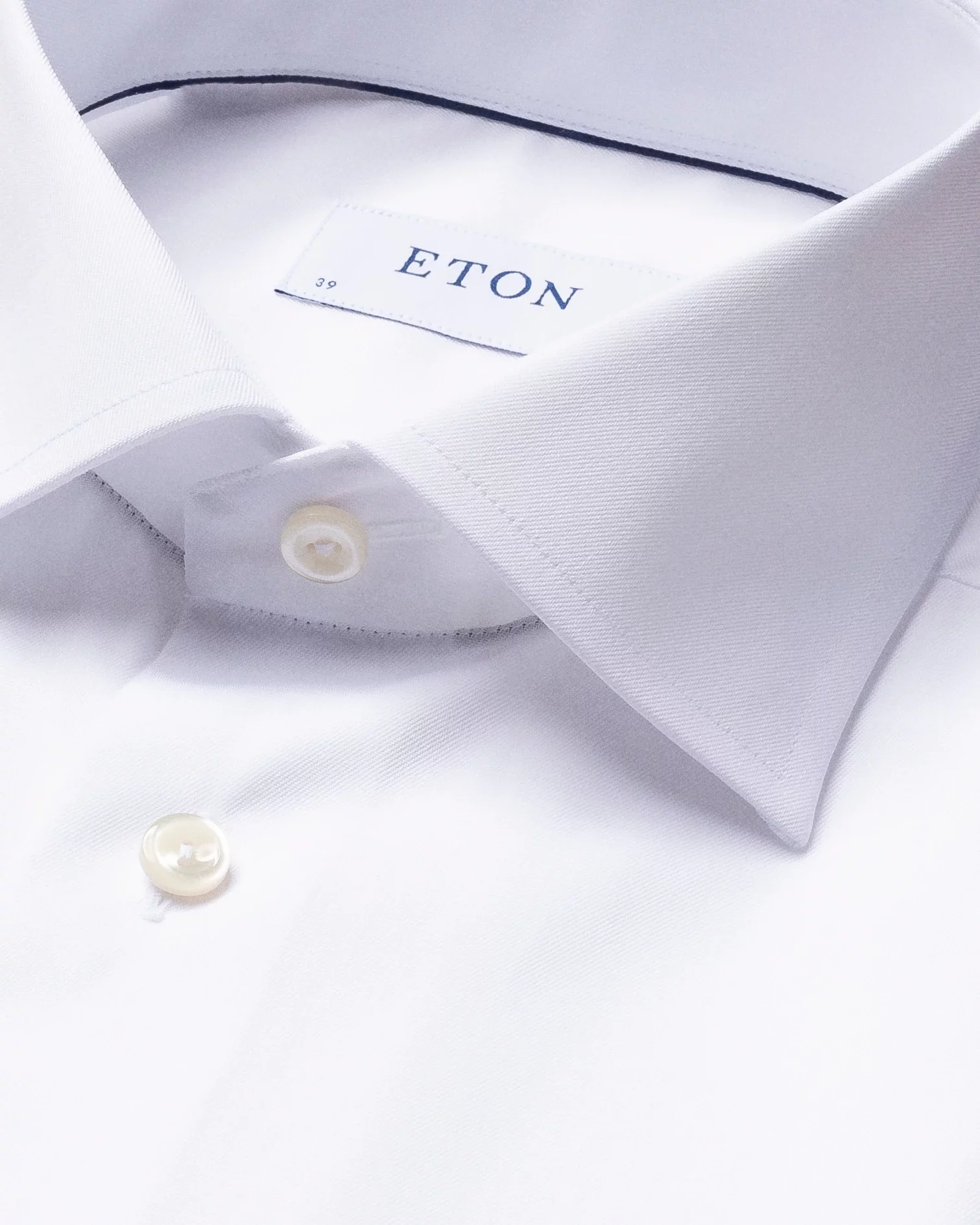 White Signature Twill Shirt – French Cuffs