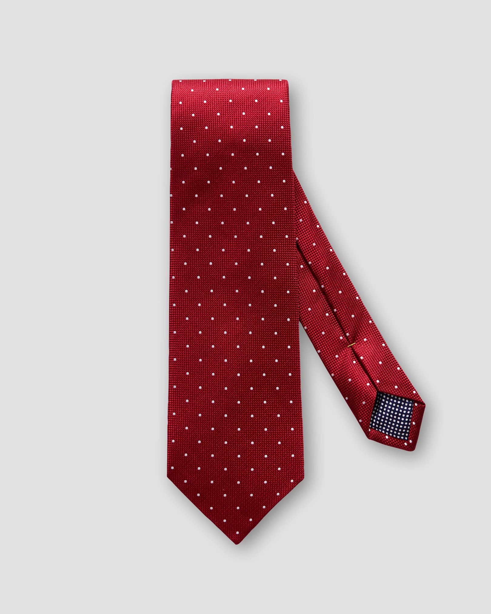 Eton - red polka dot silk tie