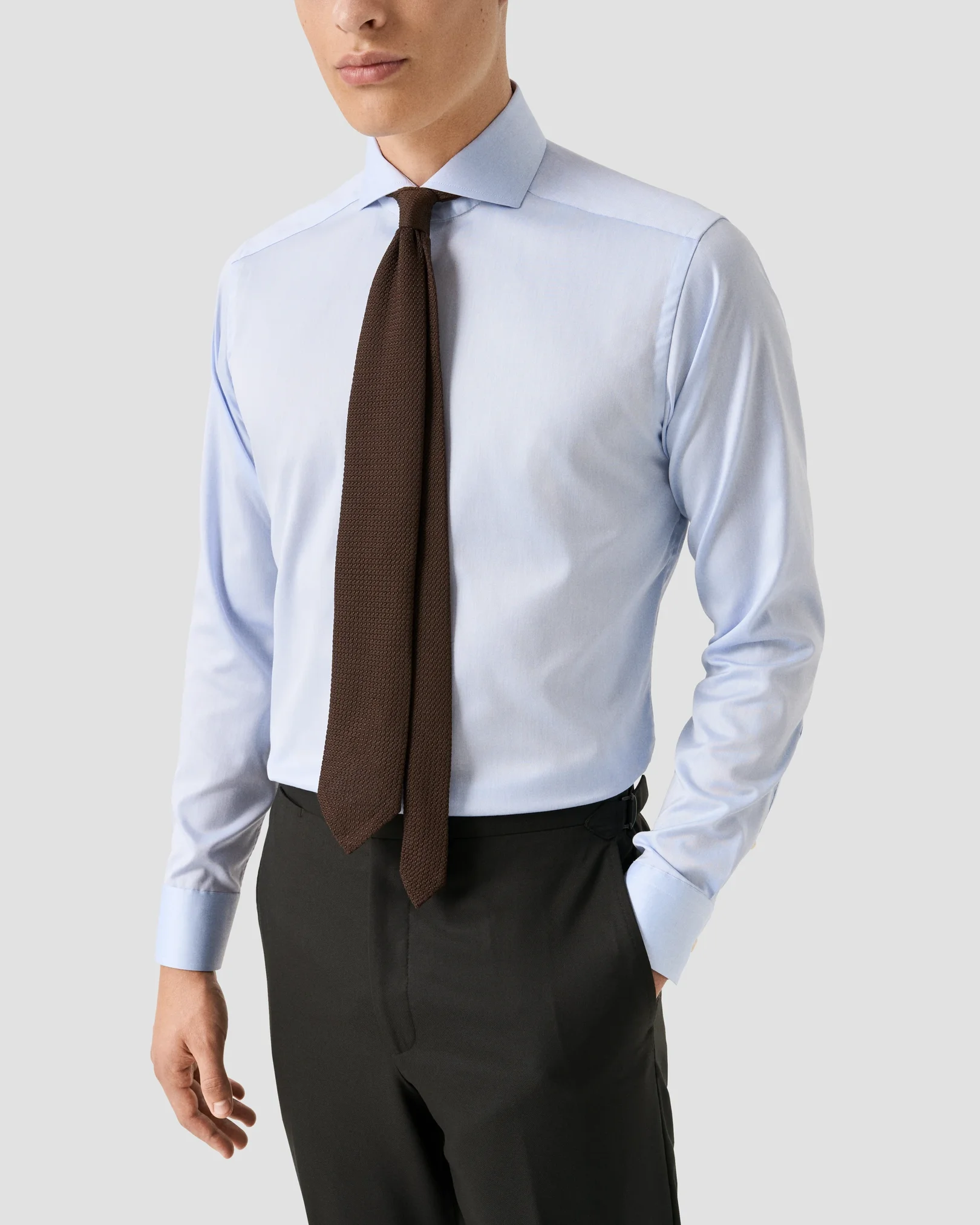 Eton - light blue twill we2