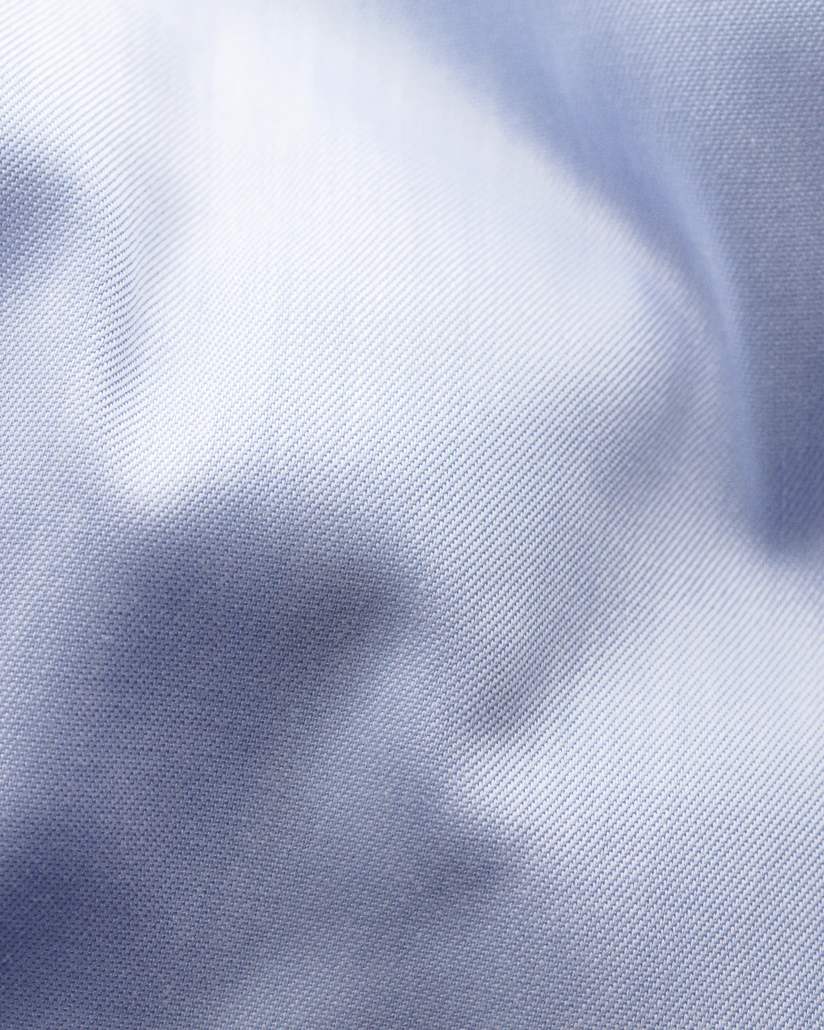 Eton - light blue twill shirt printed details