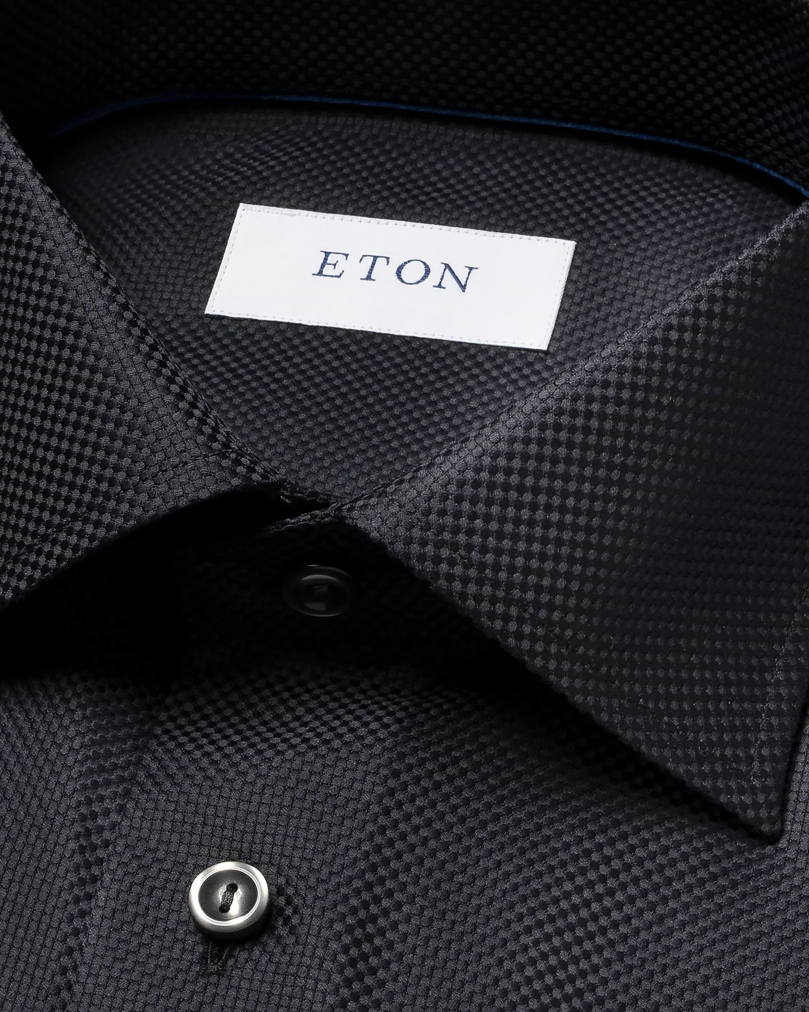 Eton - black king twill