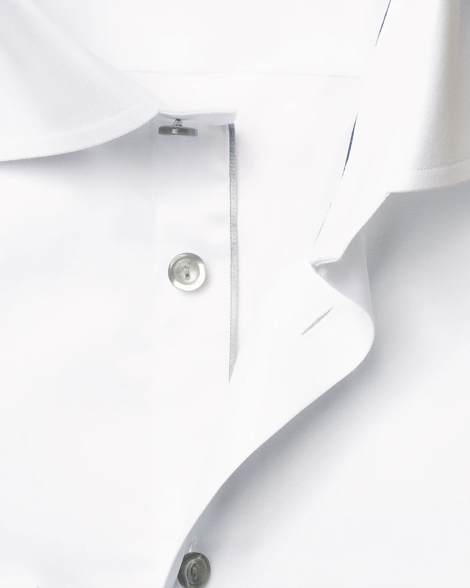 Eton - white grey details signature twill shirt