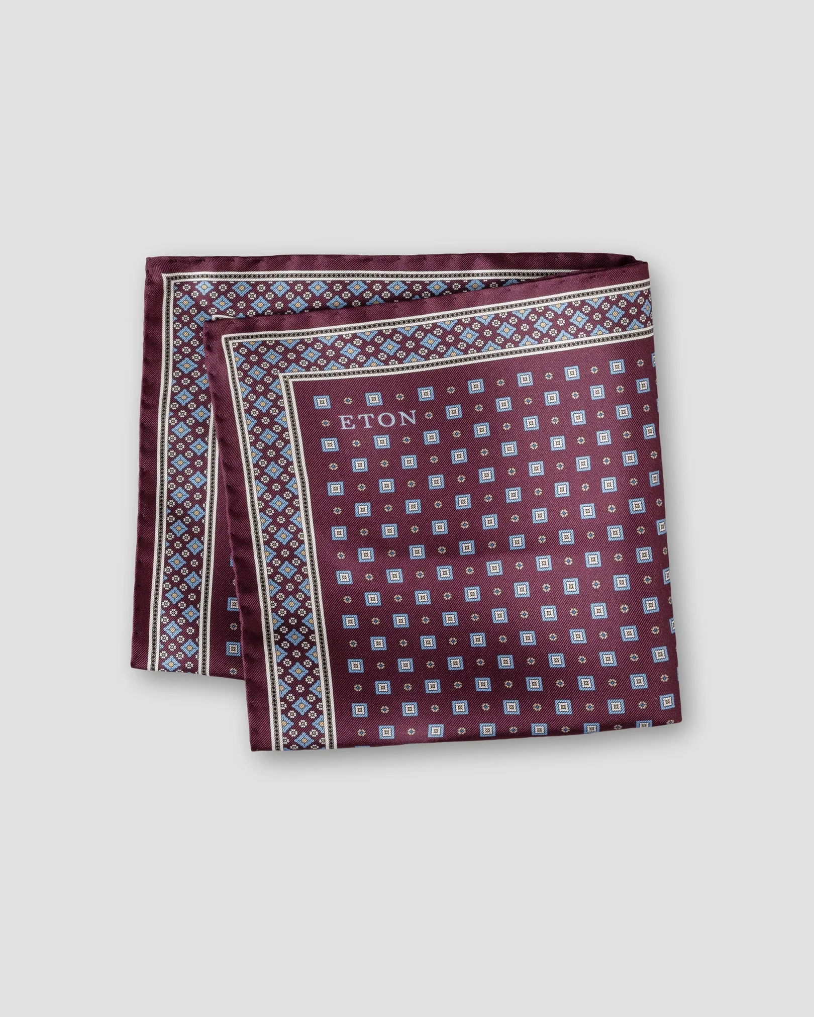 Eton - Floral Silk Twill Pocket Square