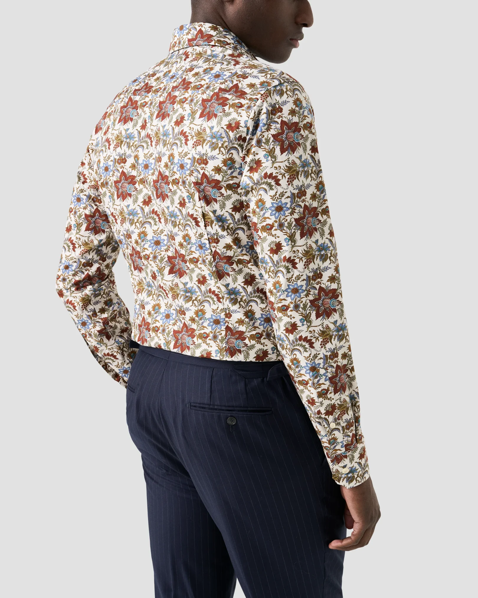 Eton - Floral Print Signature Twill Shirt