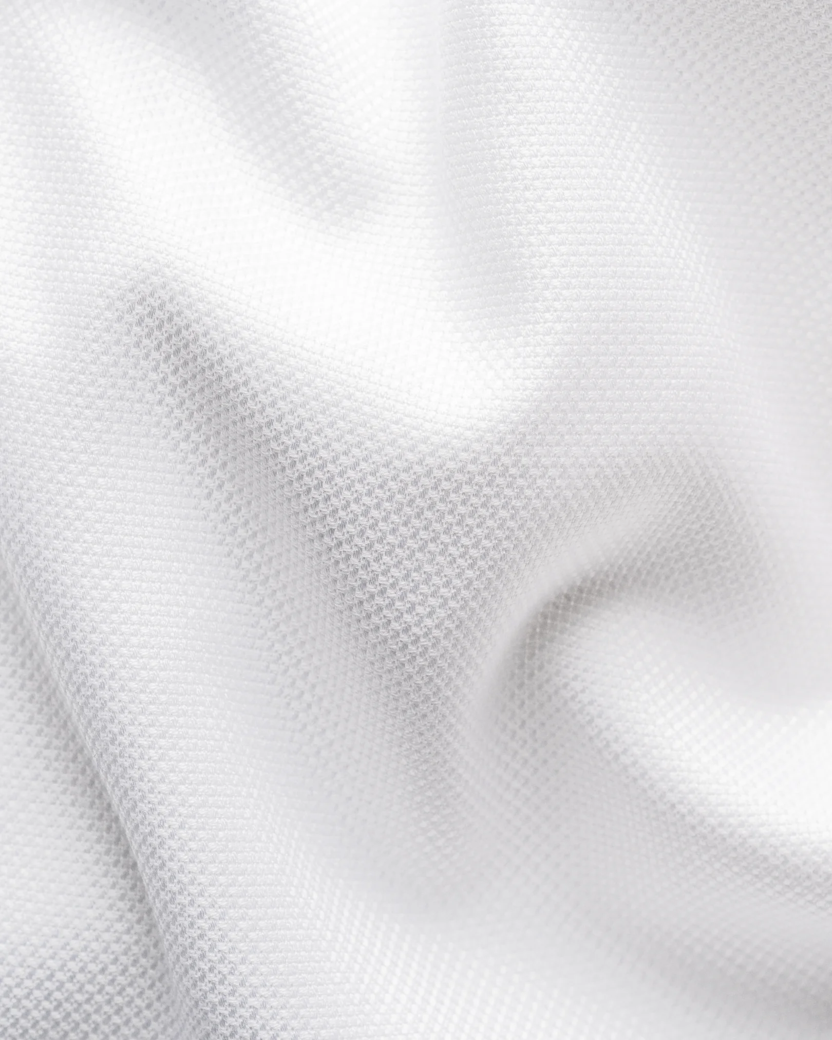 Eton - white solid royal oxford effect shirt