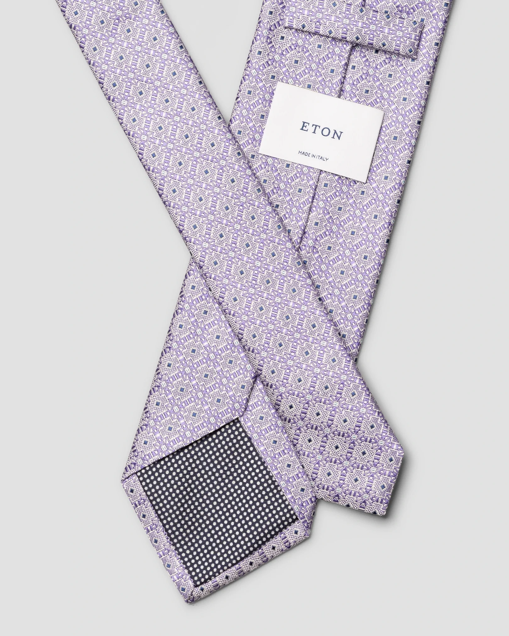 Eton - mid purple medallion woven 261