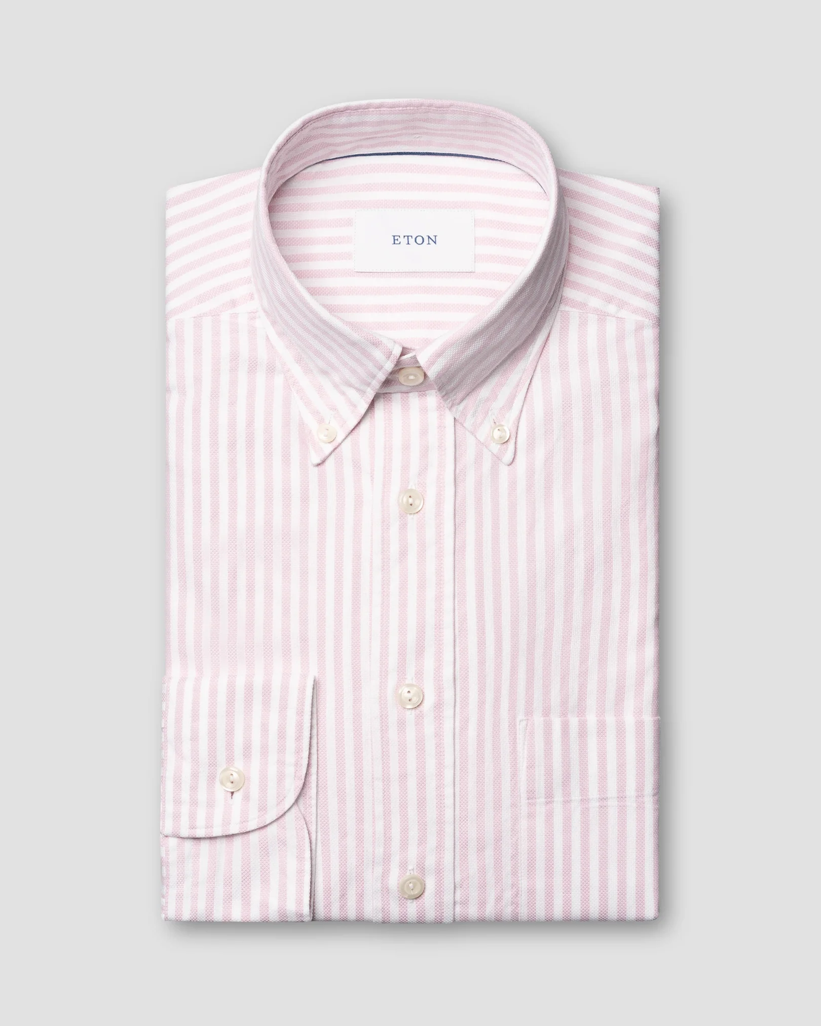 Eton - Randig skjorta - Royal Oxford