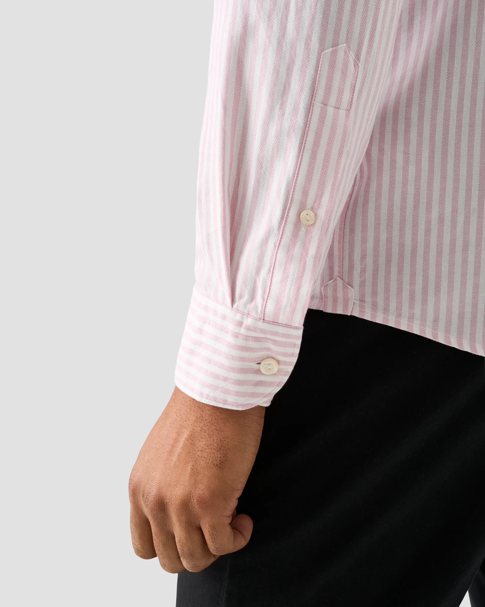 Eton - eton shirts striped royal oxford shirt