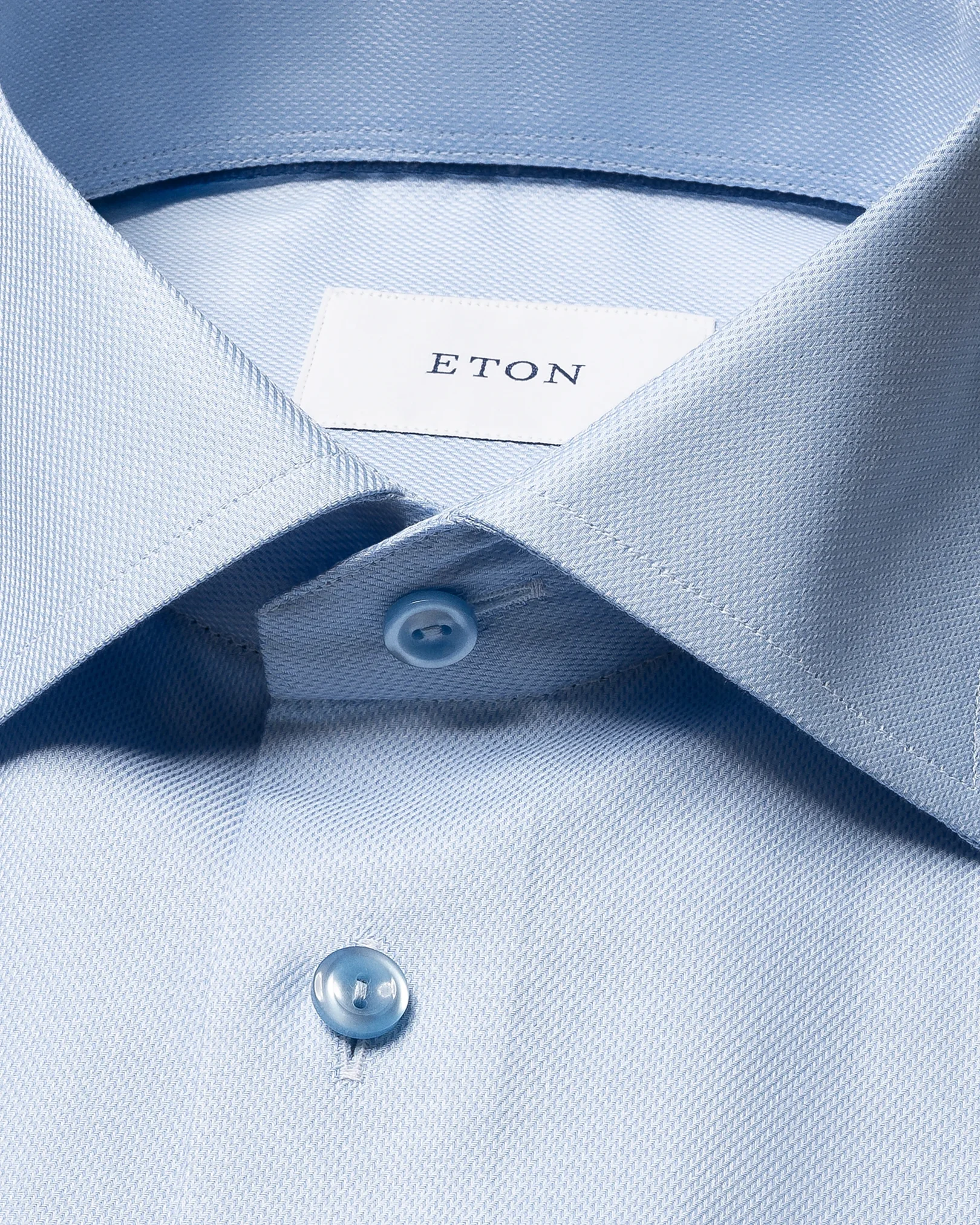Eton - semi solid twill shirt 265