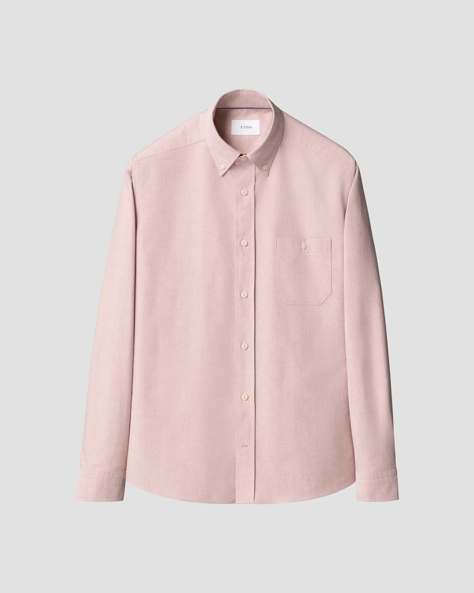 Eton - orange solid oxford shirt