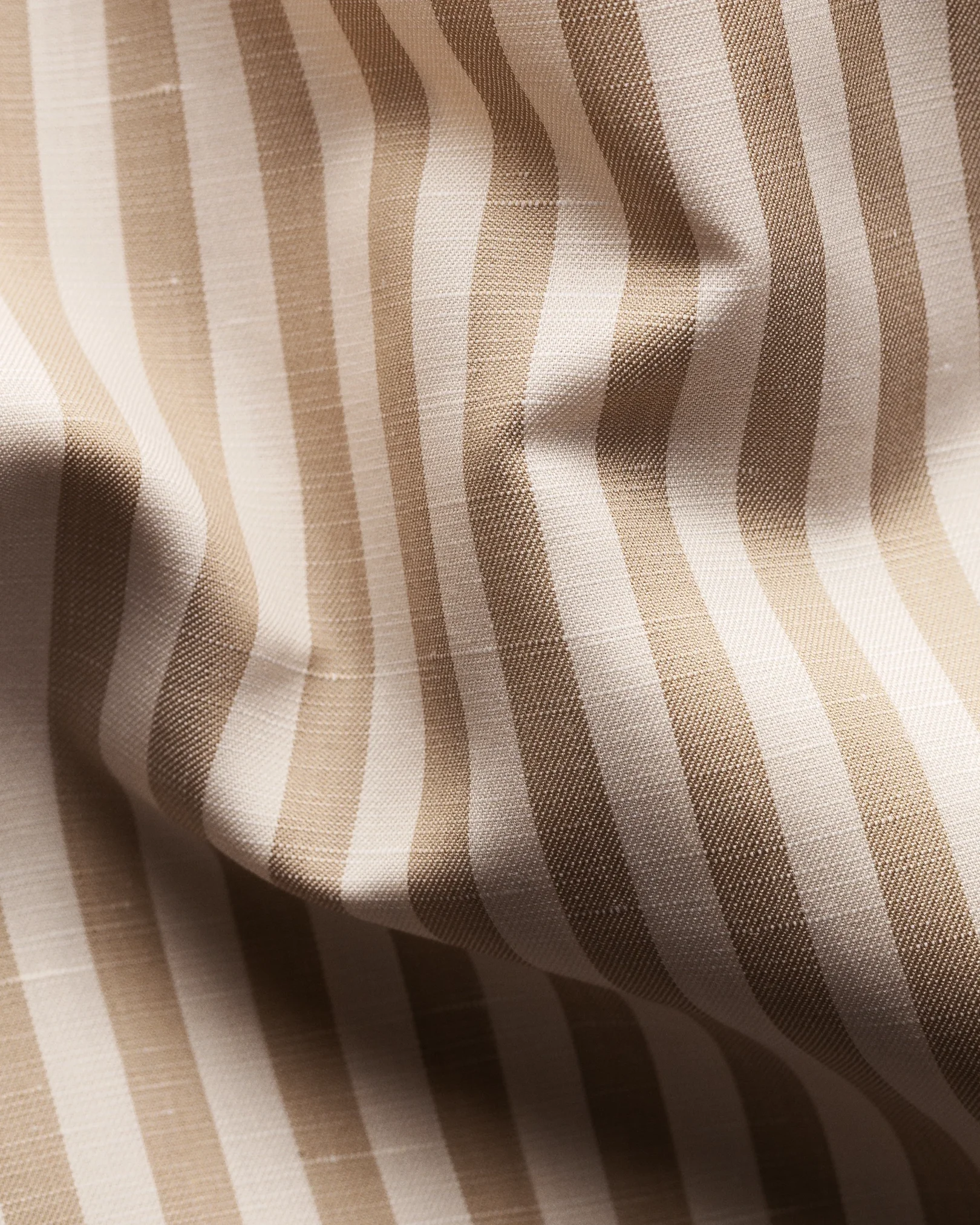 Eton - brown wrinkle free cotton linen