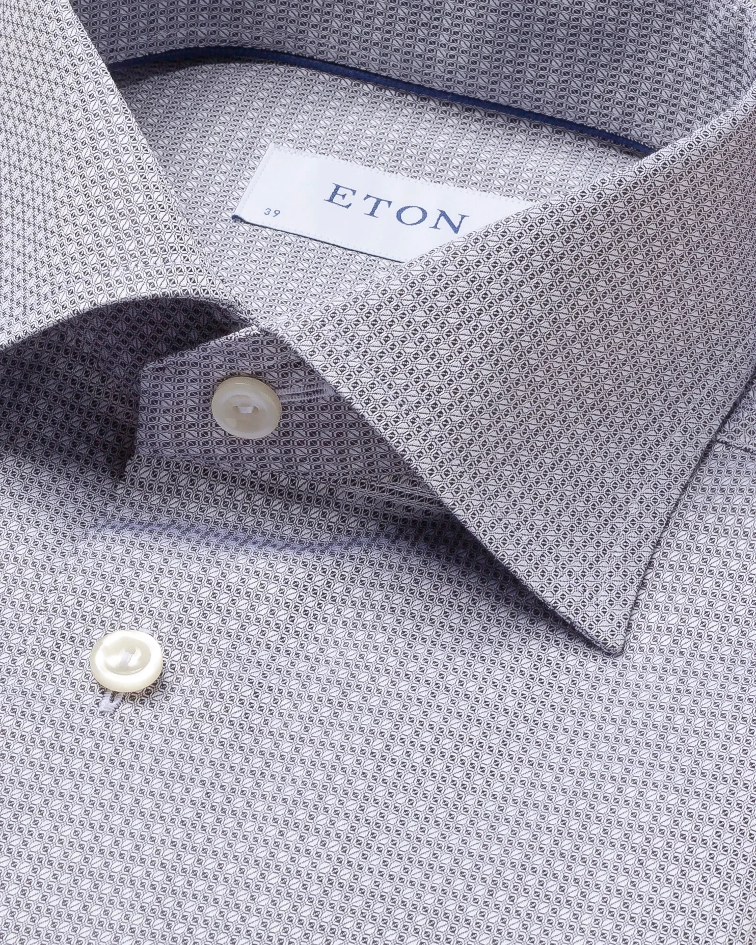 Eton - patterned royal dobby shirt