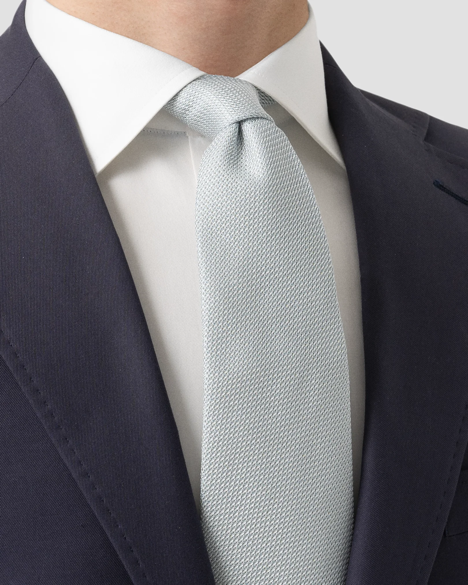 Eton - light blue garza fina tie tie