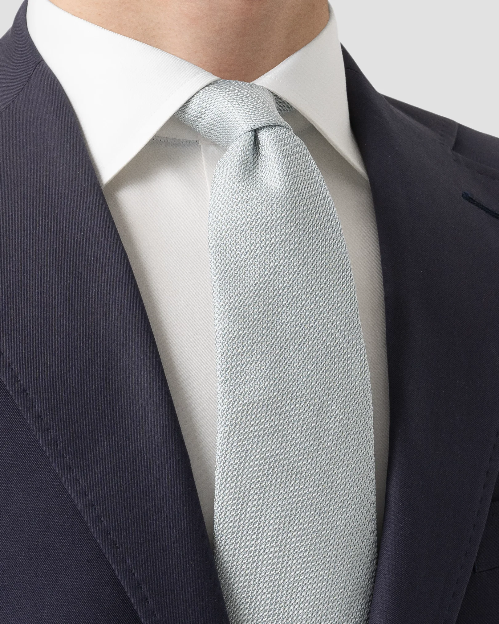 Eton - light blue garza fina tie