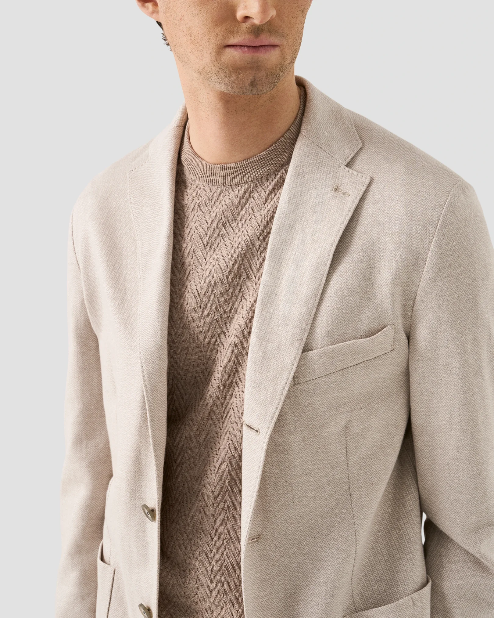 Eton - crew neck knit t shirt 261