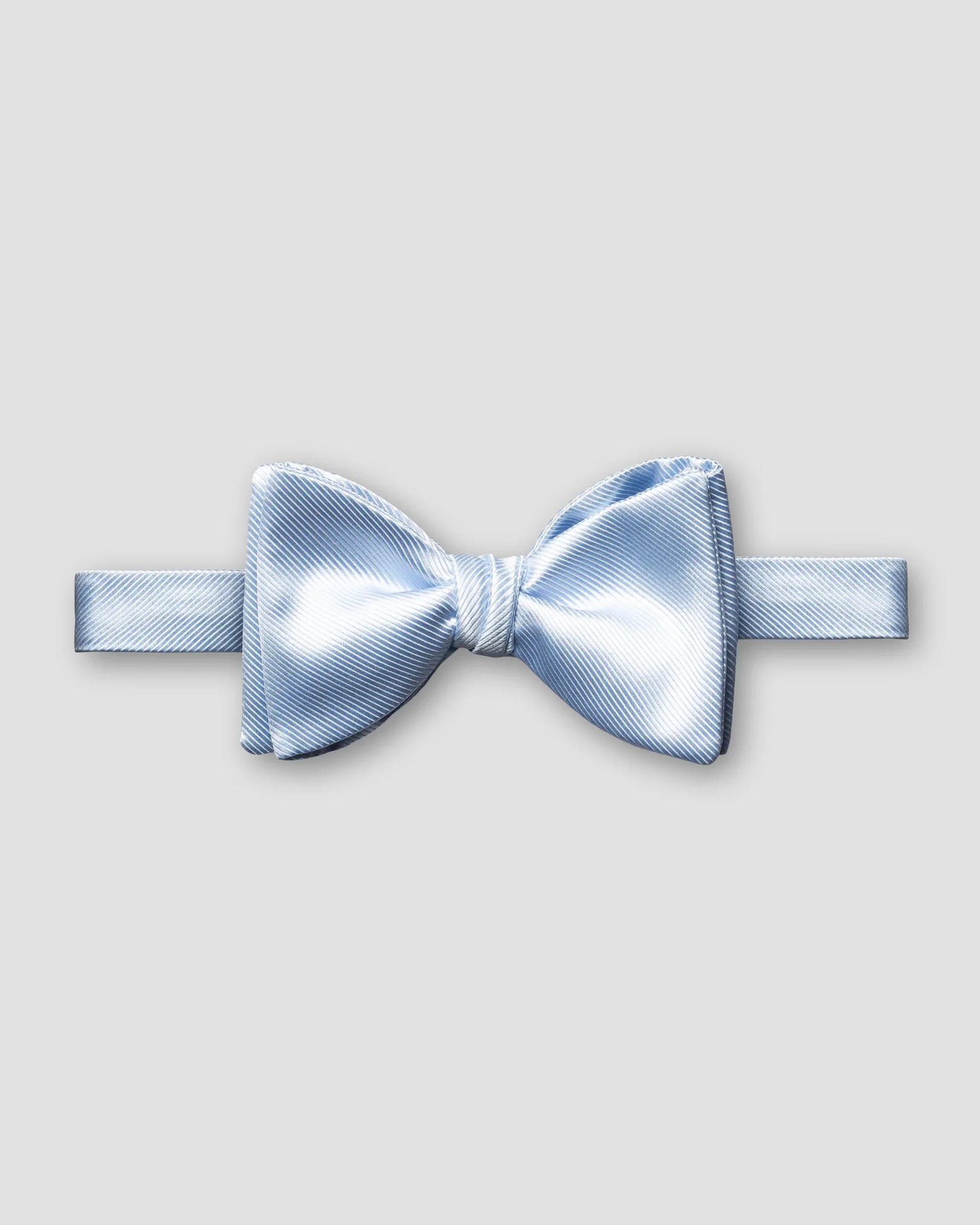 Eton - blue bow tie self tied
