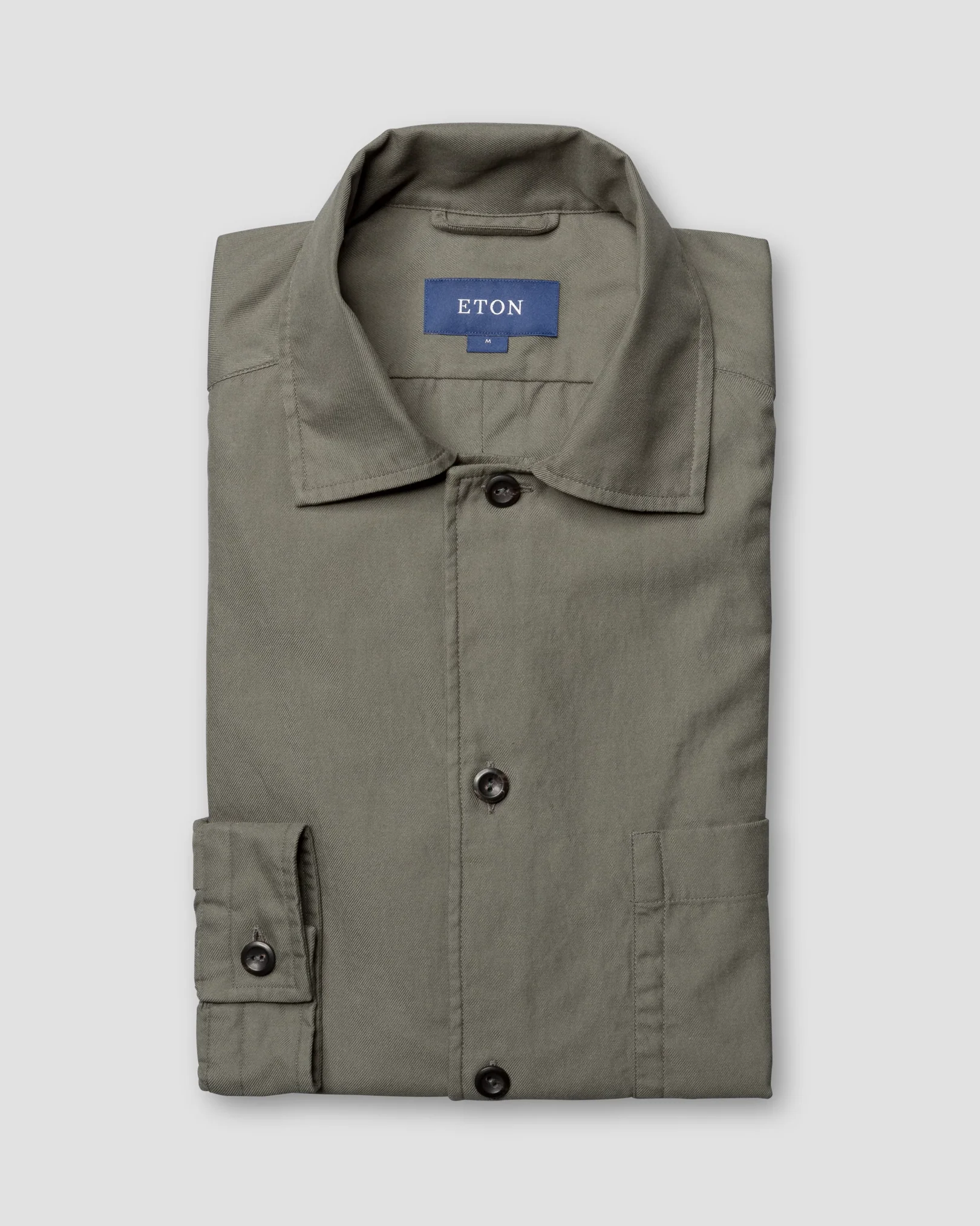 Eton - green 3 pocket overshirt