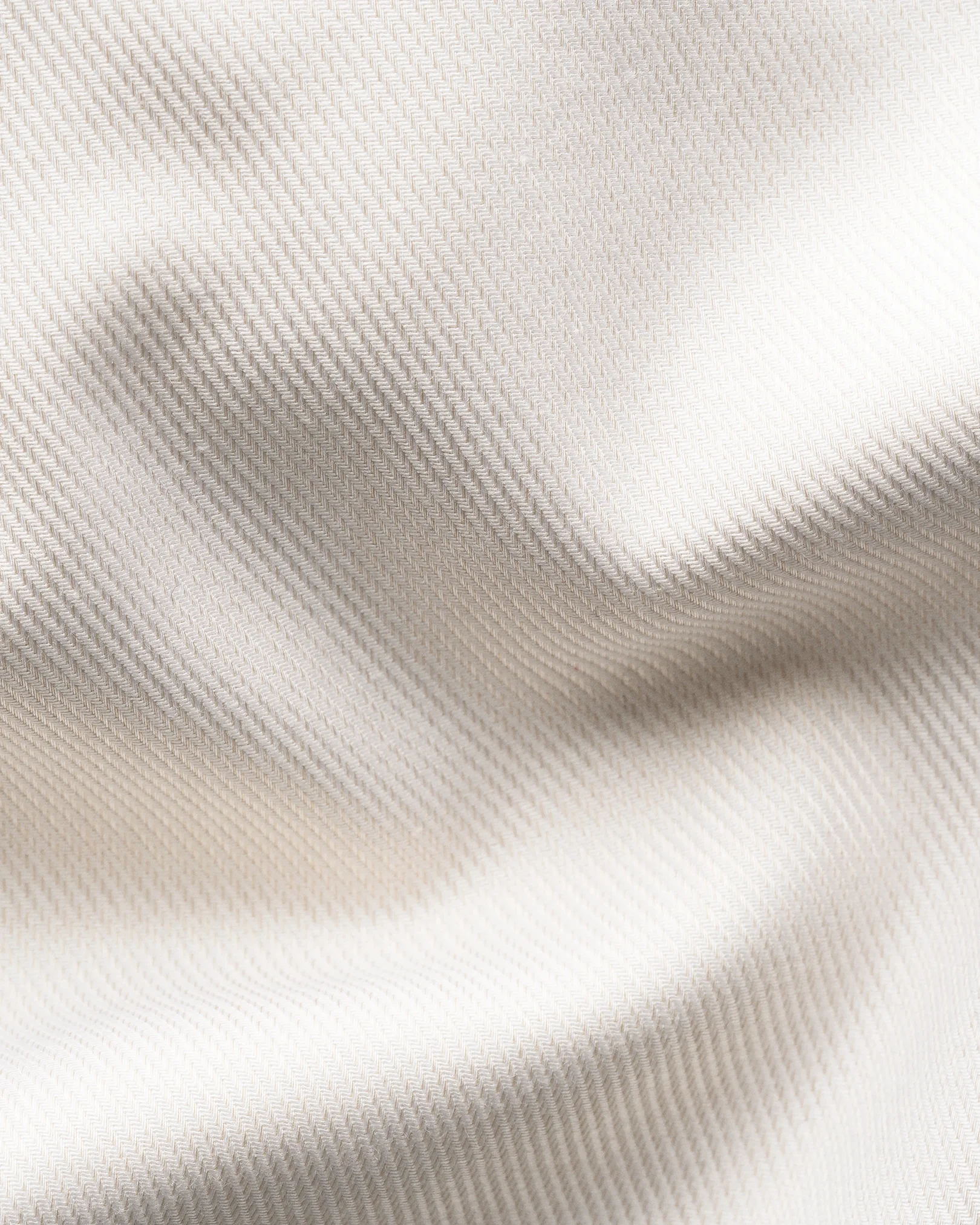 Eton - white melange semi solid fine twill shirt