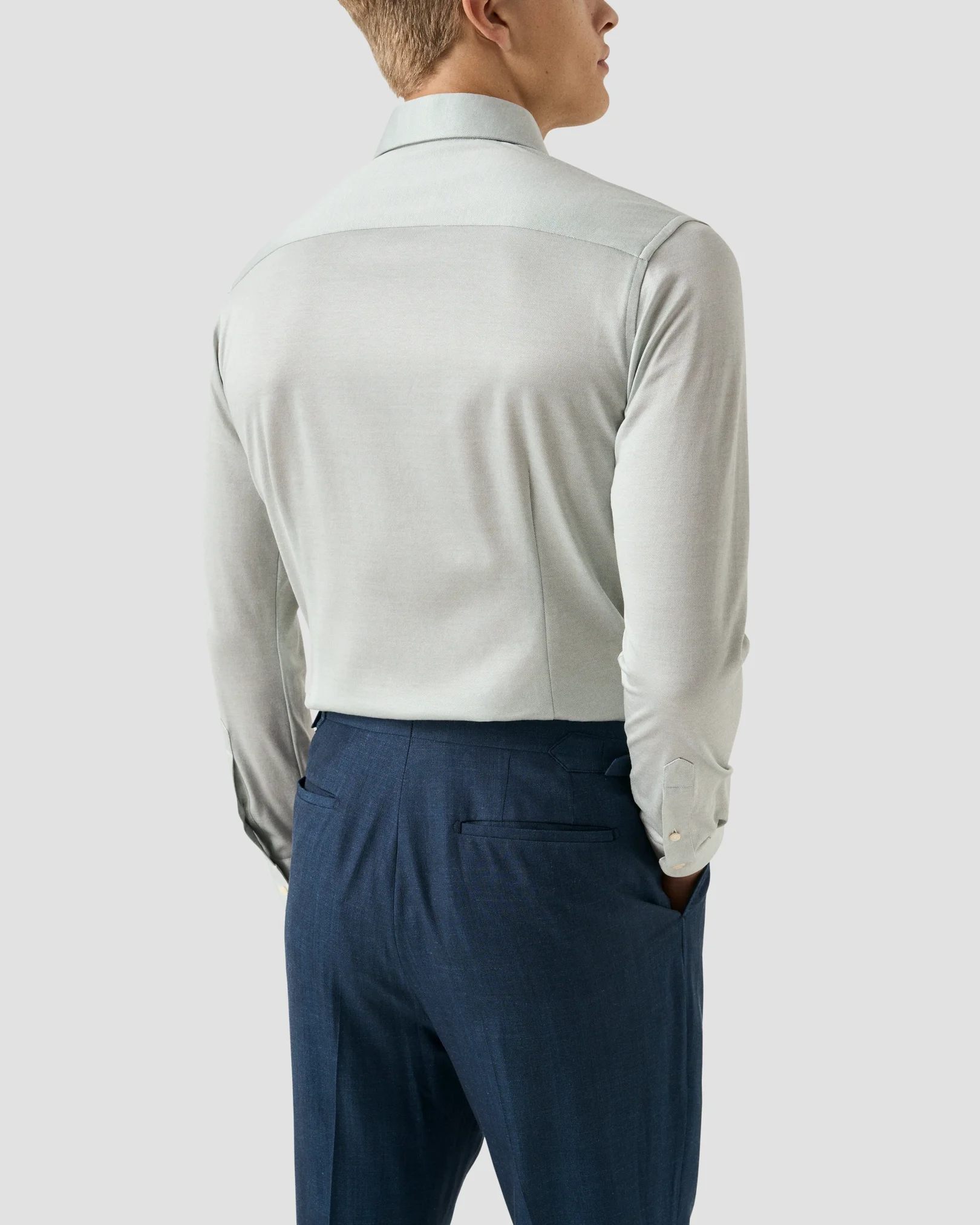 Eton - Filo di Scozia Jacquard Knit Shirt