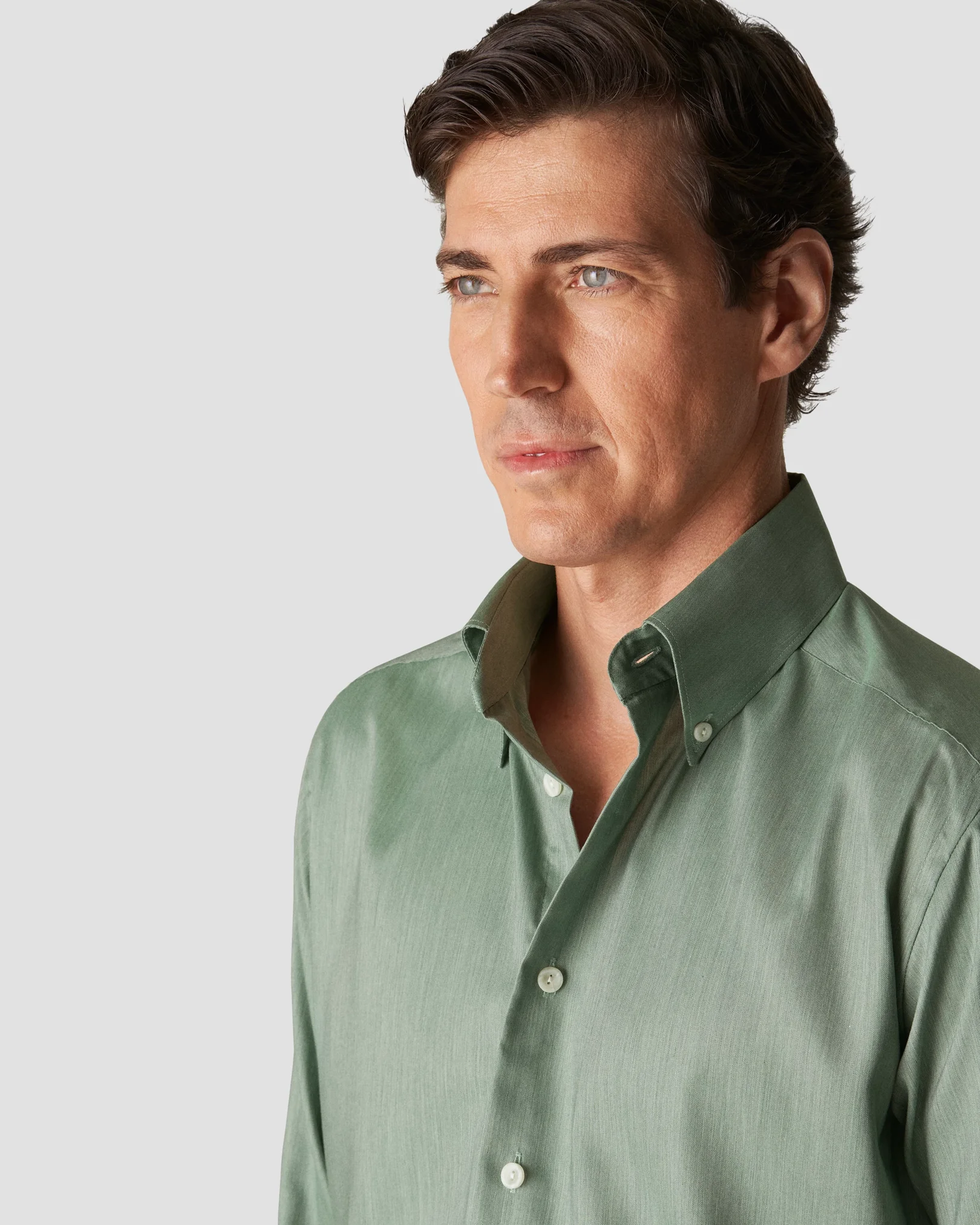 Green Wrinkle Free Oxford Shirt Eton green-wrinkle-free-oxford-shirt-eton