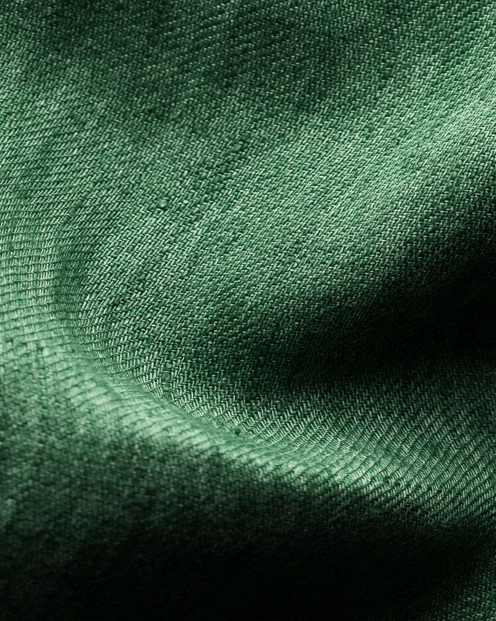 Eton - green luxe linen shirt
