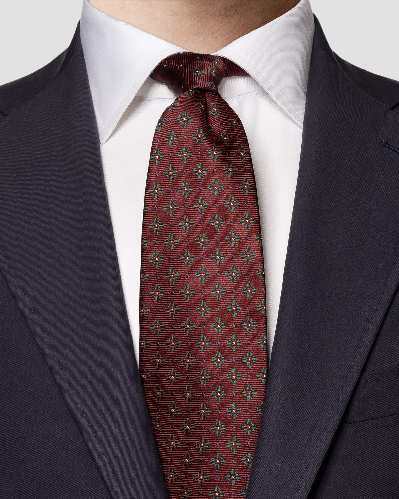 Dark Red Tie - Eton