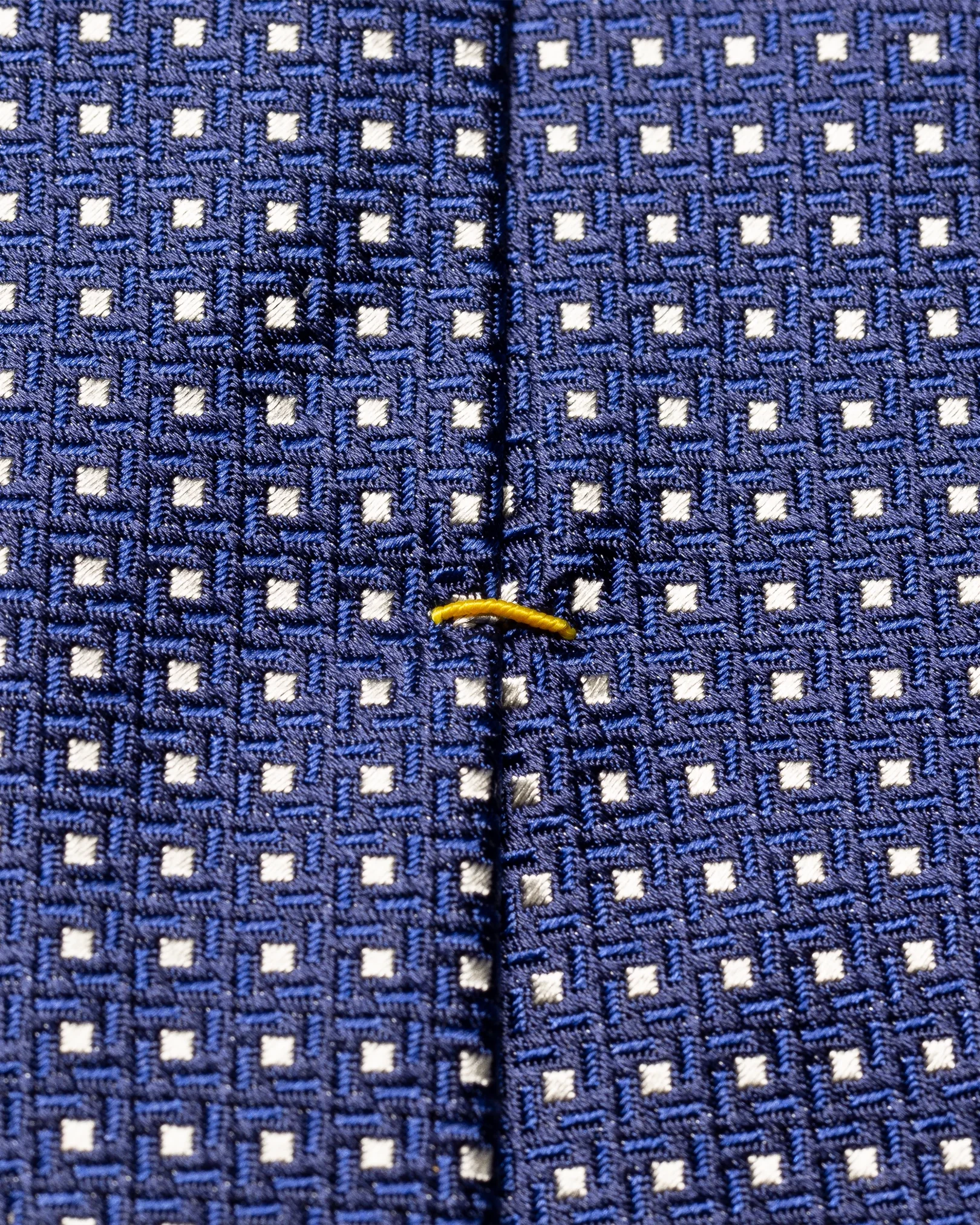 Eton - navy blue rich geometric tie