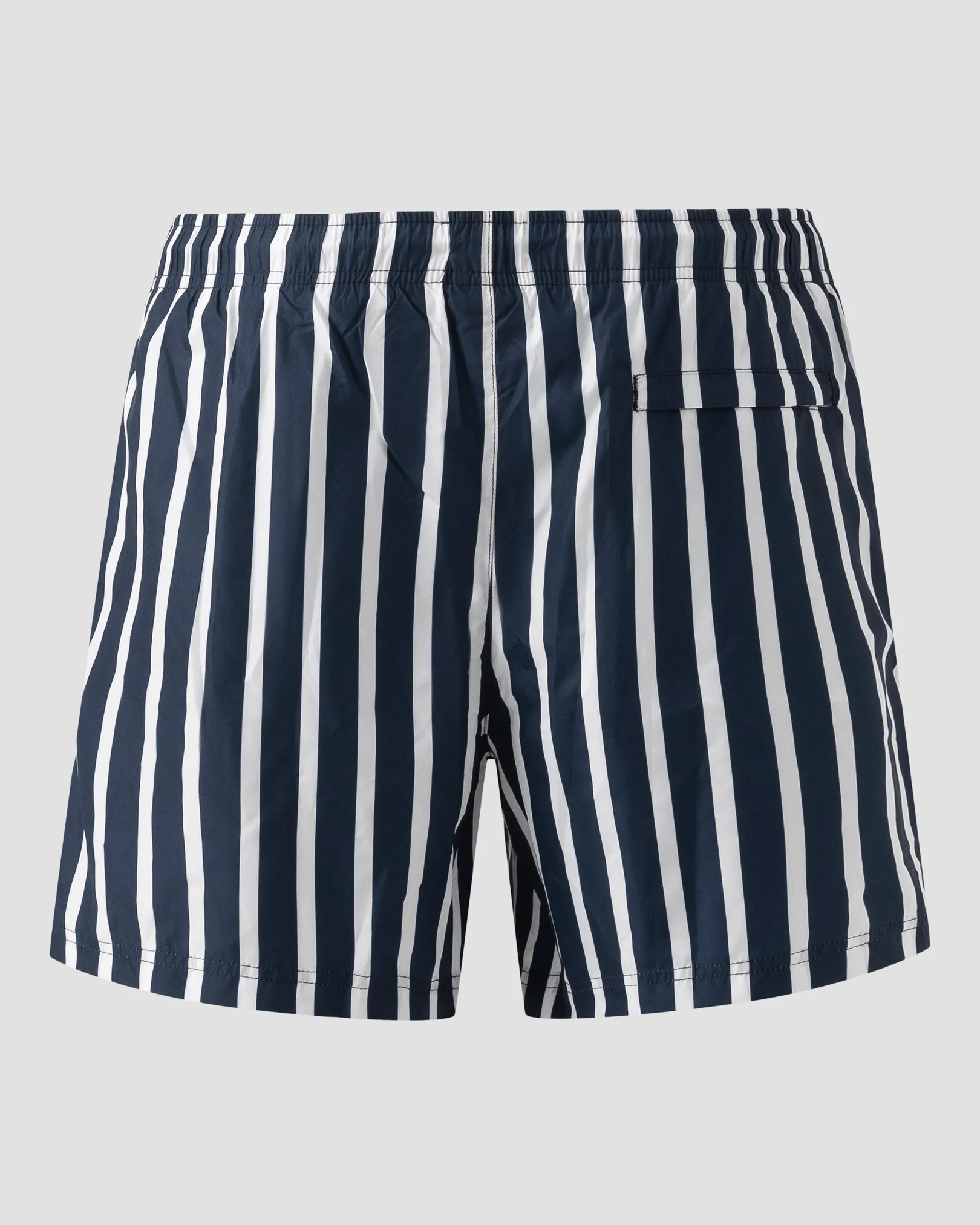 Eton - navy blue striped swim shorts