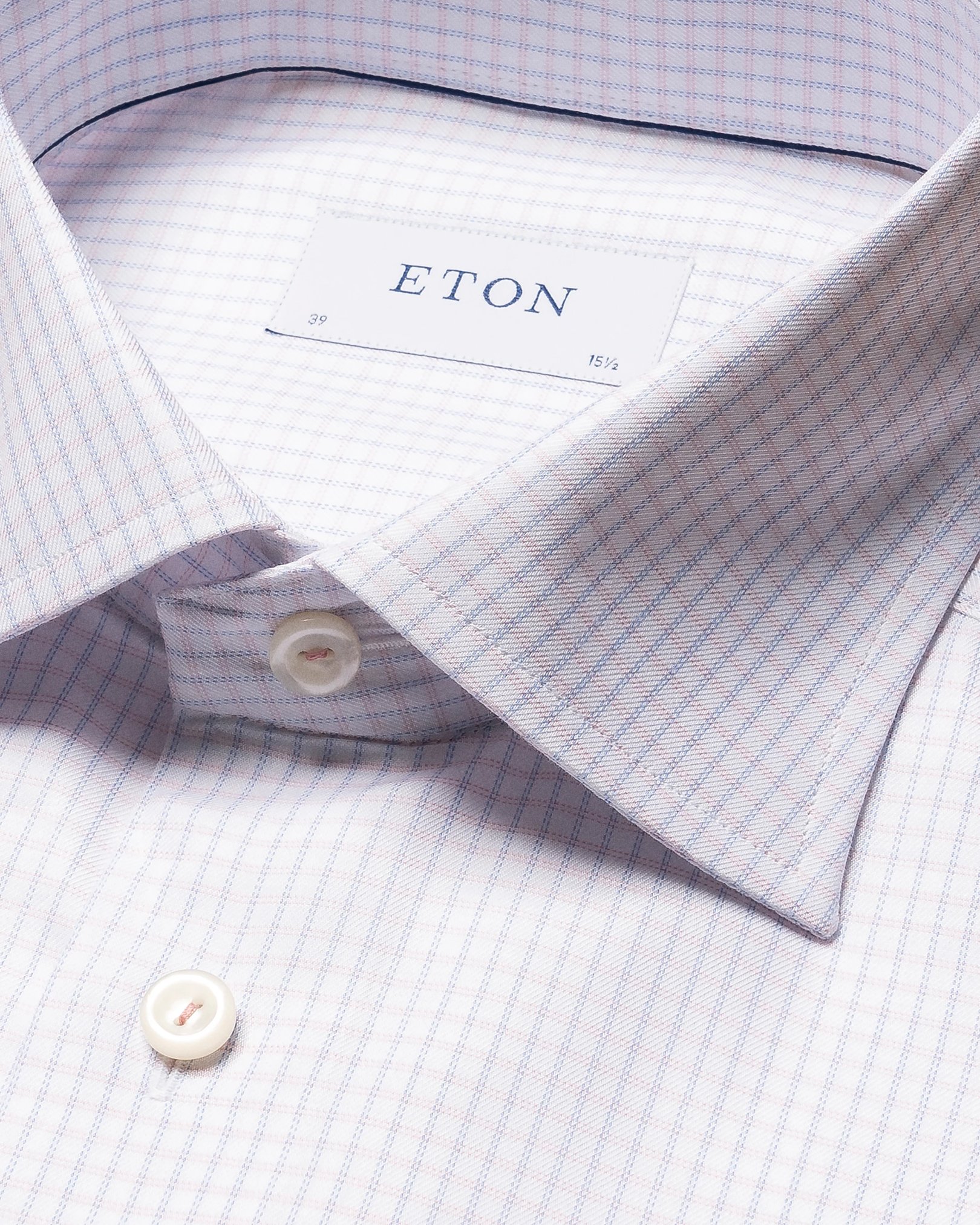 Eton - pink checked twill