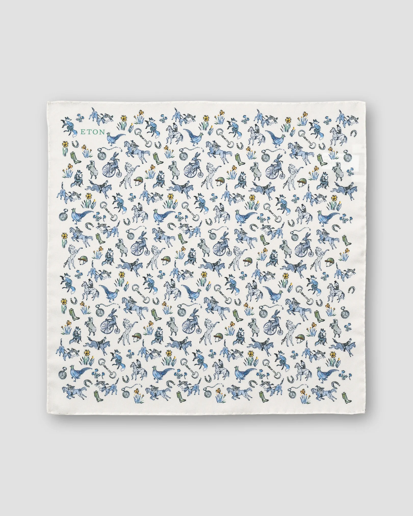 Eton - seasonal silk pocket square multi seasonal silk pocket square