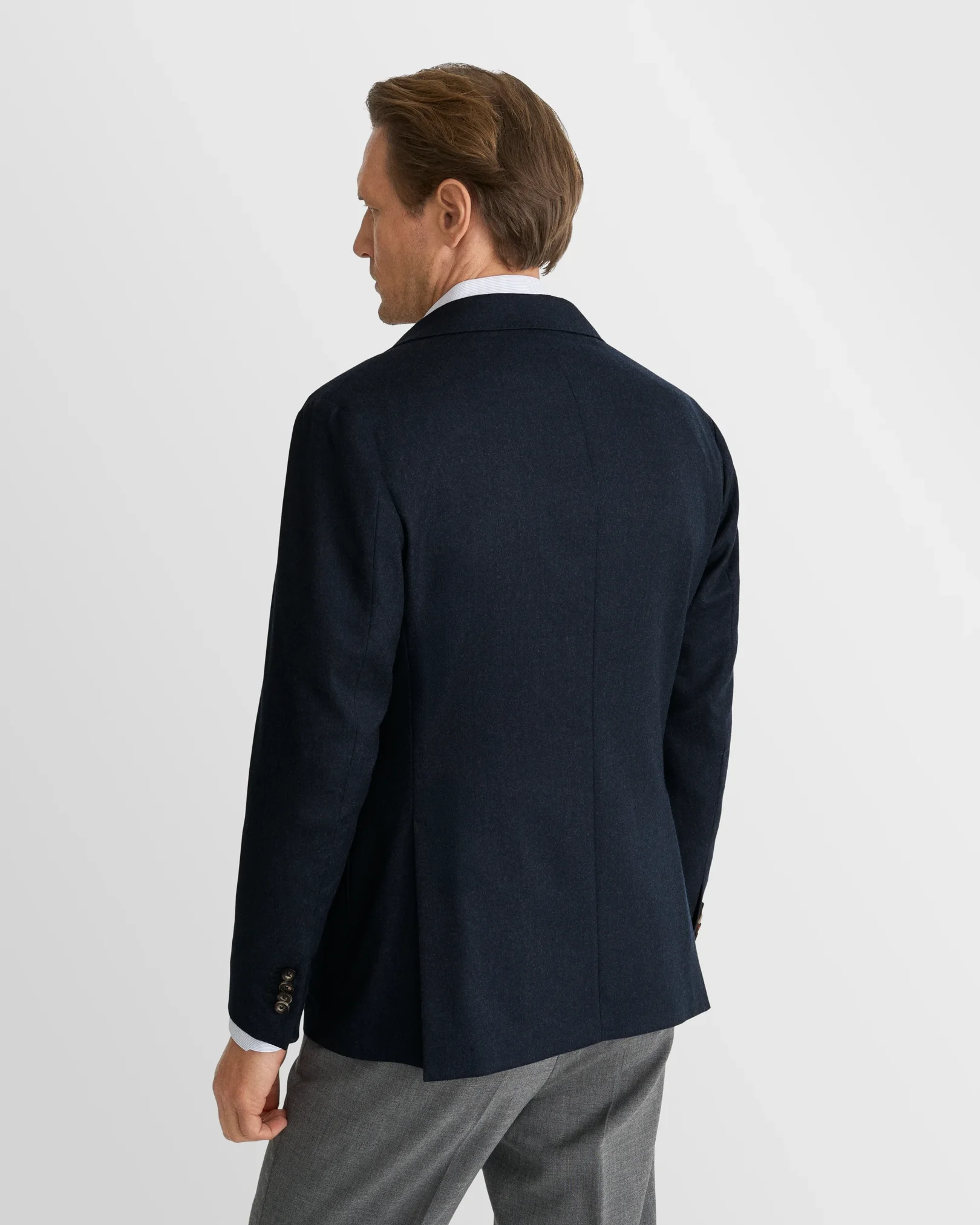 Eton - wool flannel soft jacket