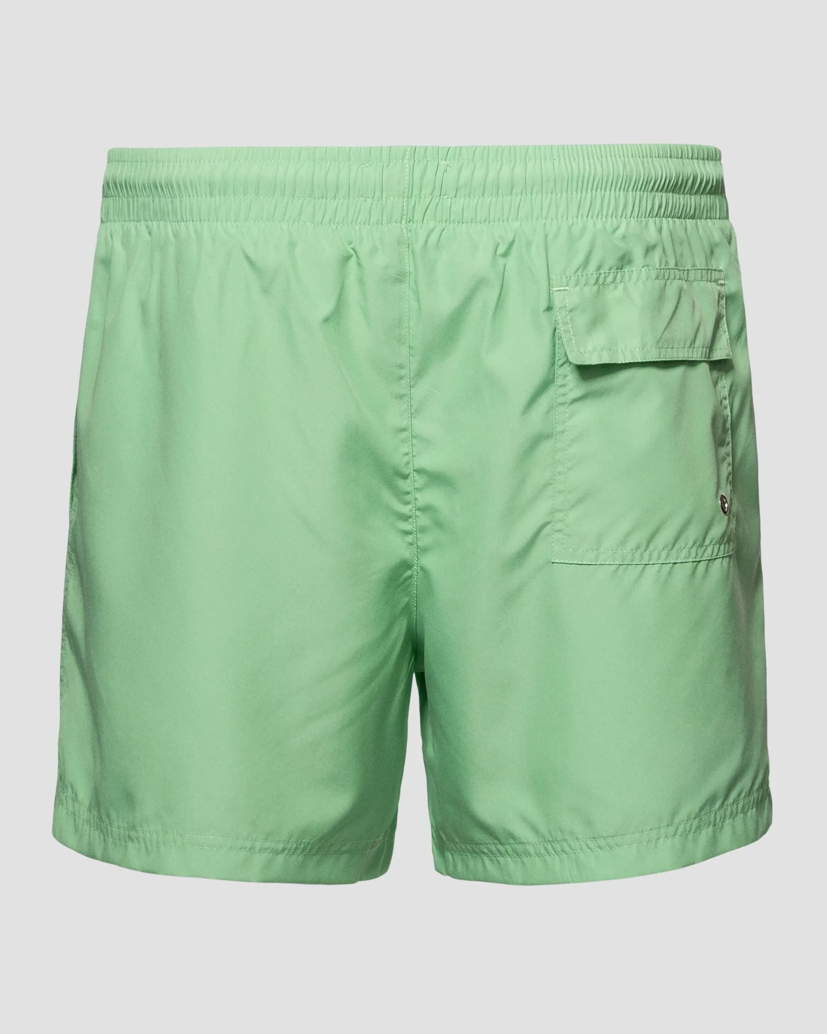 Green Swim Shorts - Double-E Logo Print Detail - Eton