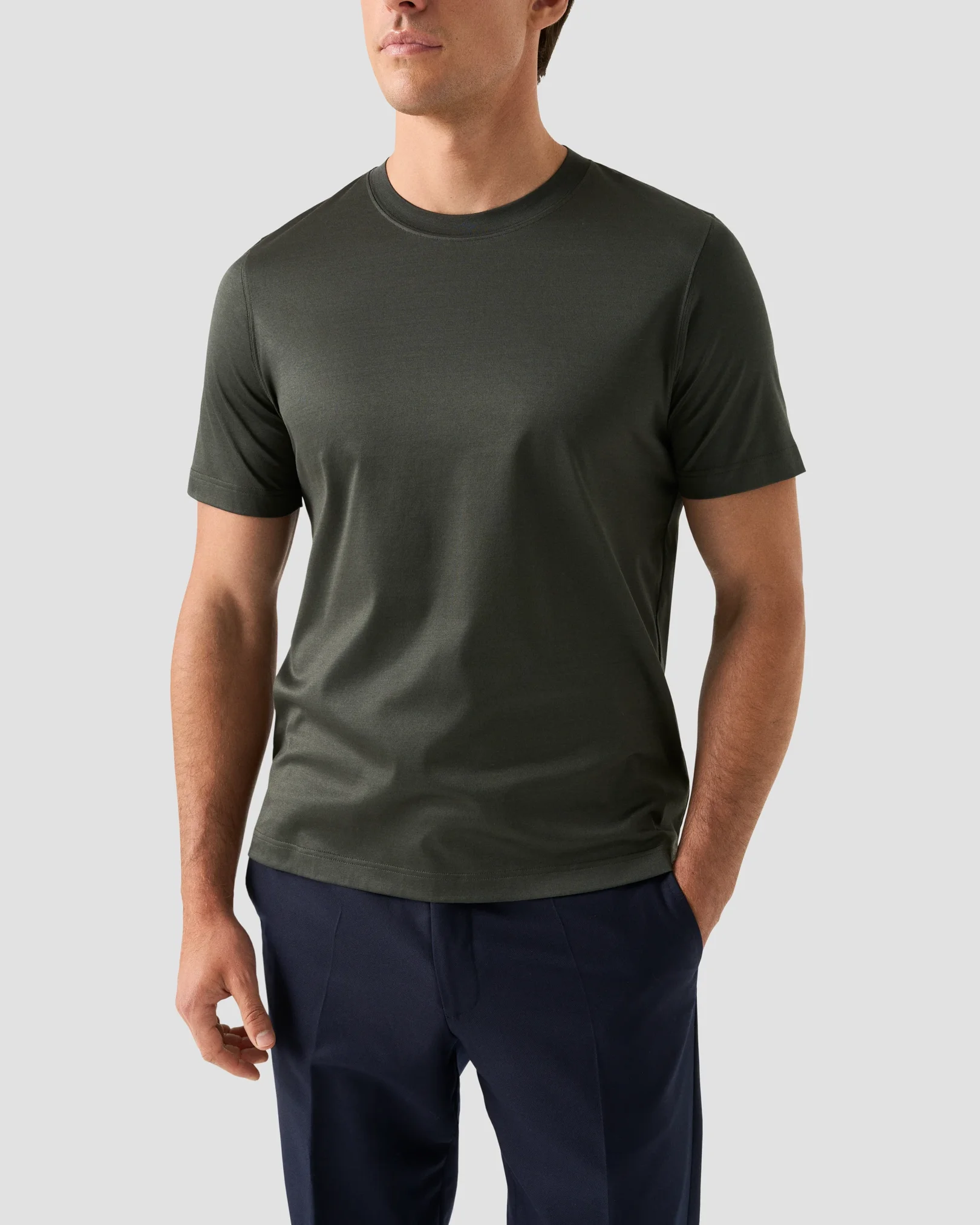 Eton - Green Filo di Scozia T-Shirt