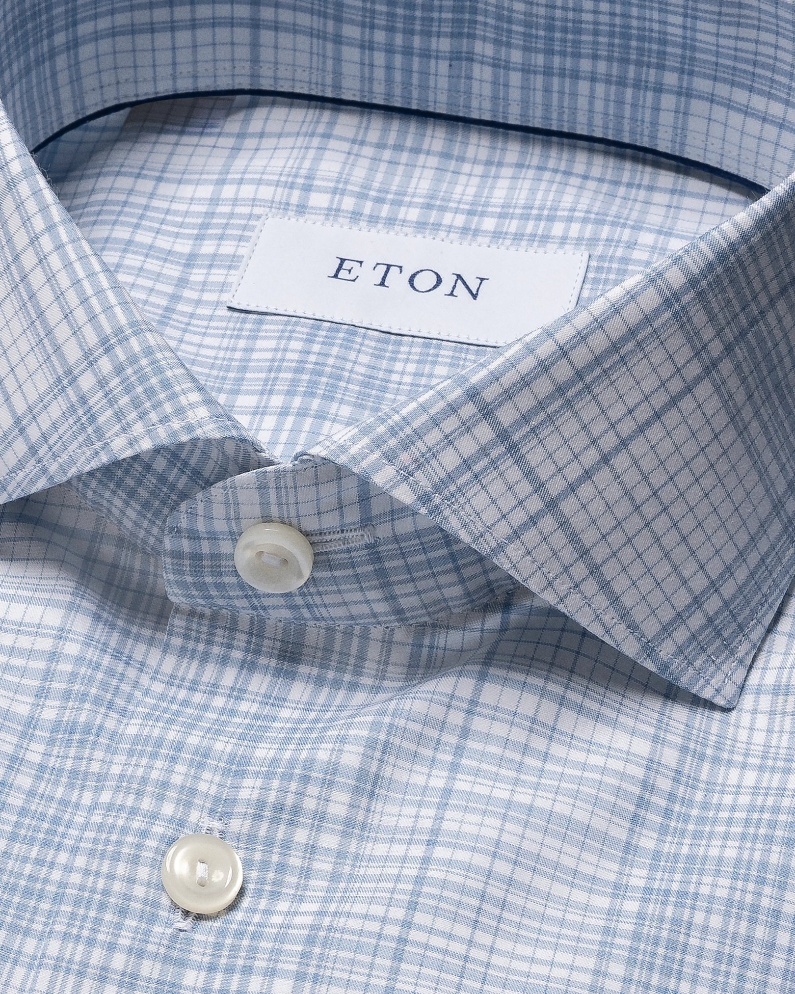 Eton - light blue twill melange