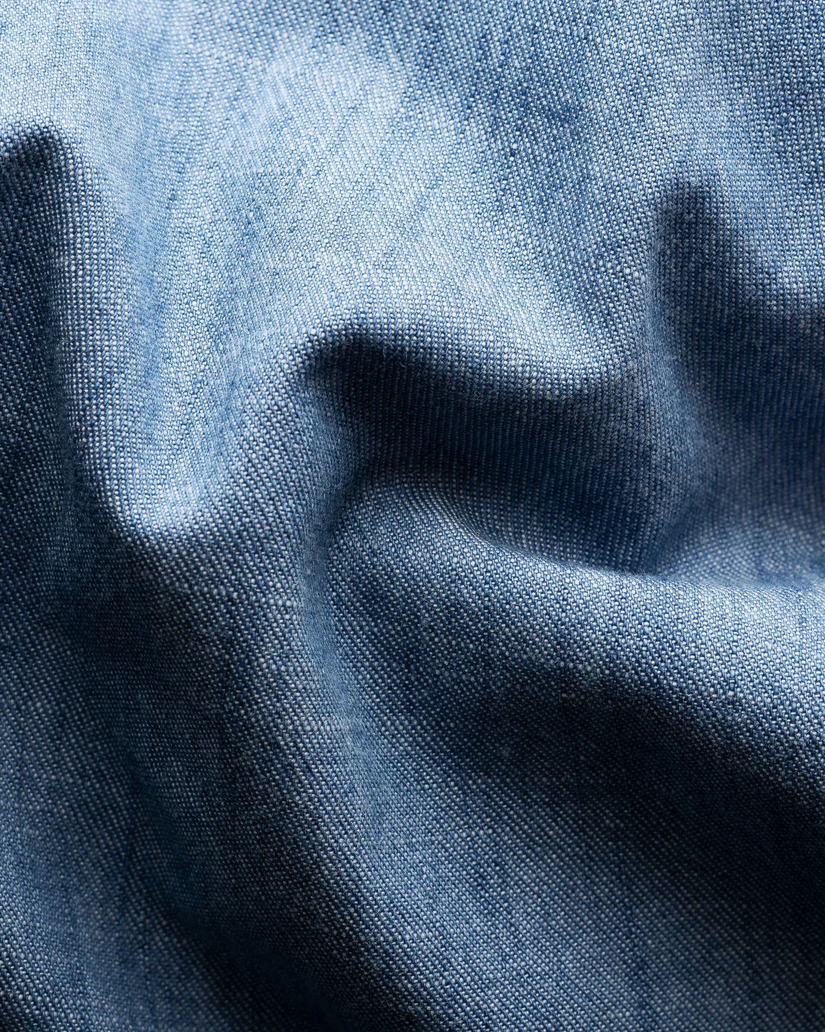 Eton - blue lightweight denim shirt