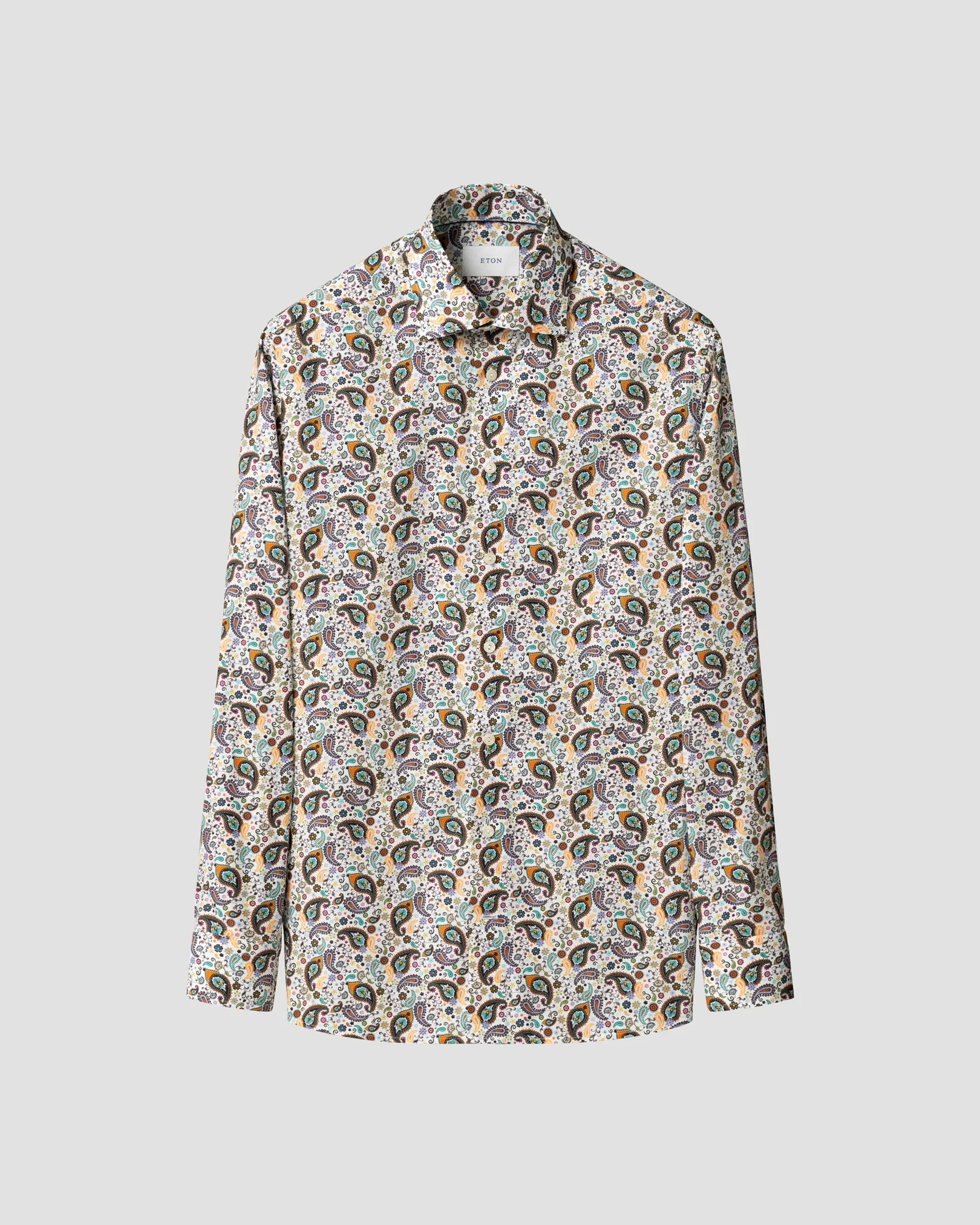 Eton - paisley poplin shirt