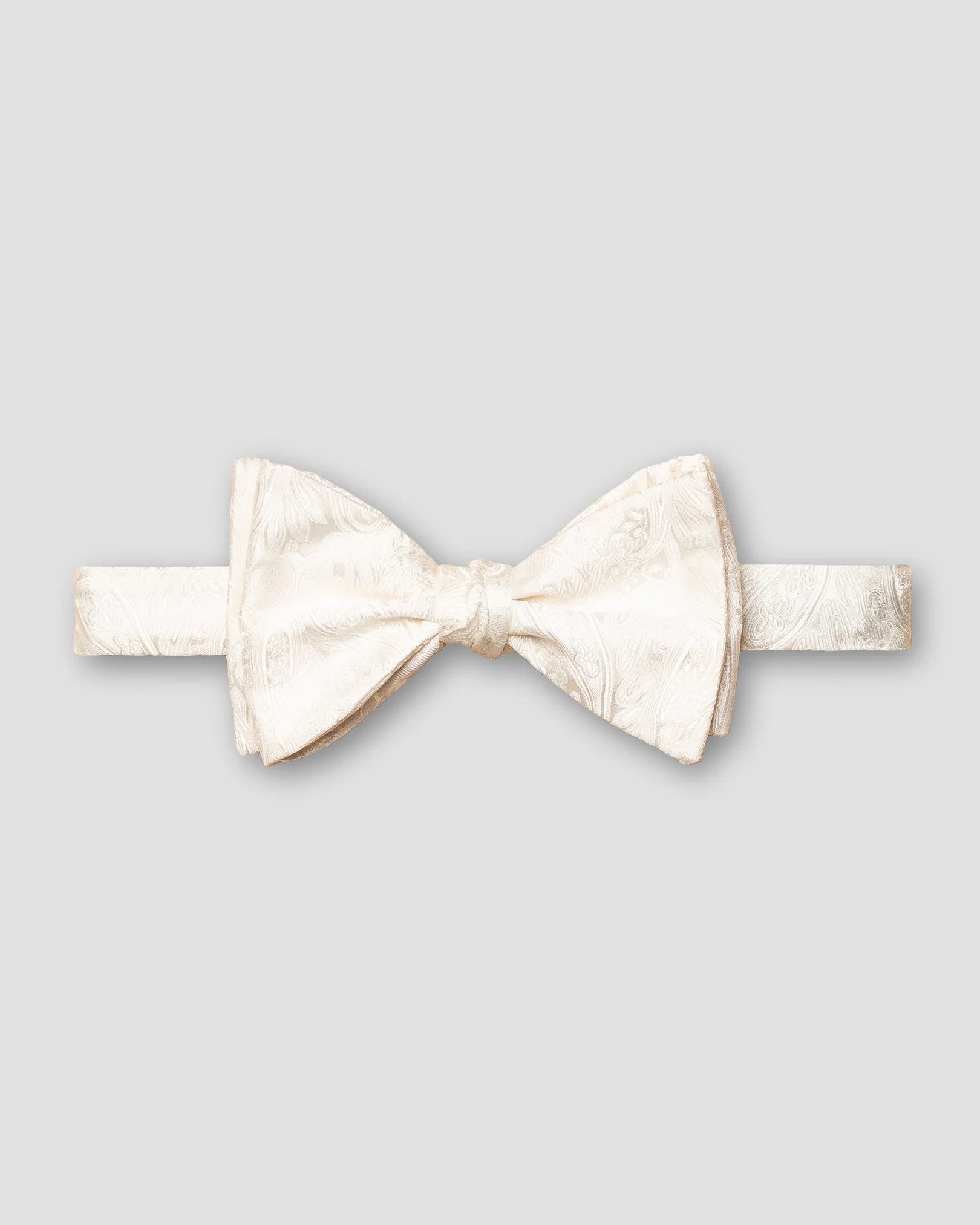 Eton - white jacquard bow tie
