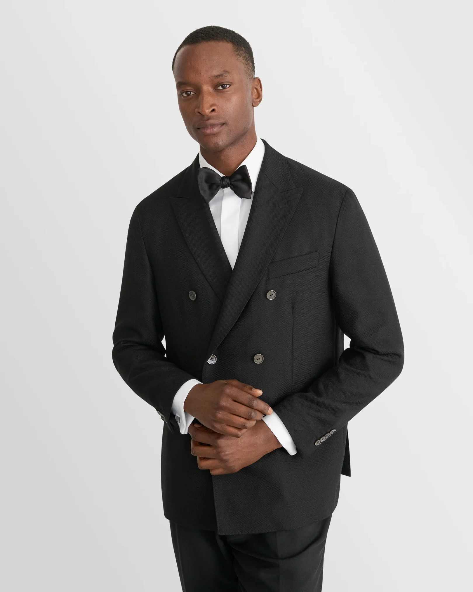 Eton - White Signature Twill Tuxedo Shirt