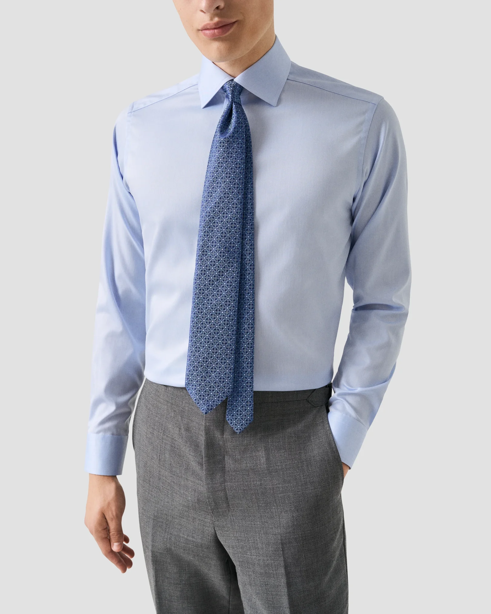 Eton - light blue shirt we1