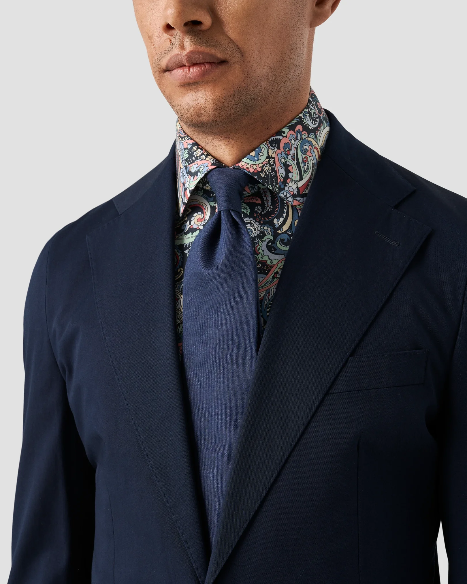 Eton - multi paisley signature twill shirt