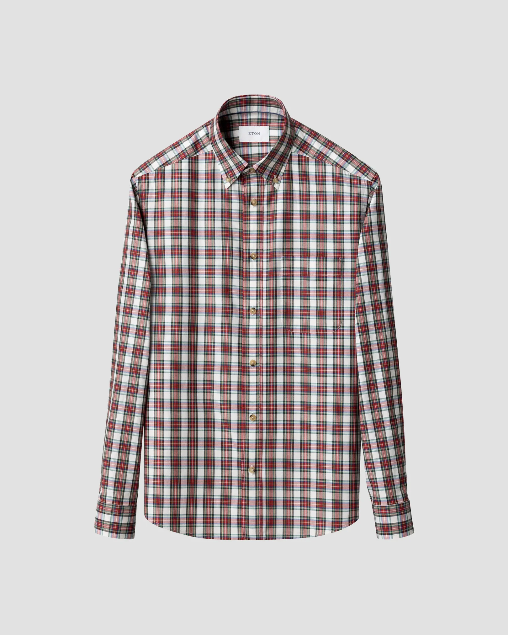 Eton - Tartan Plaid Shirt