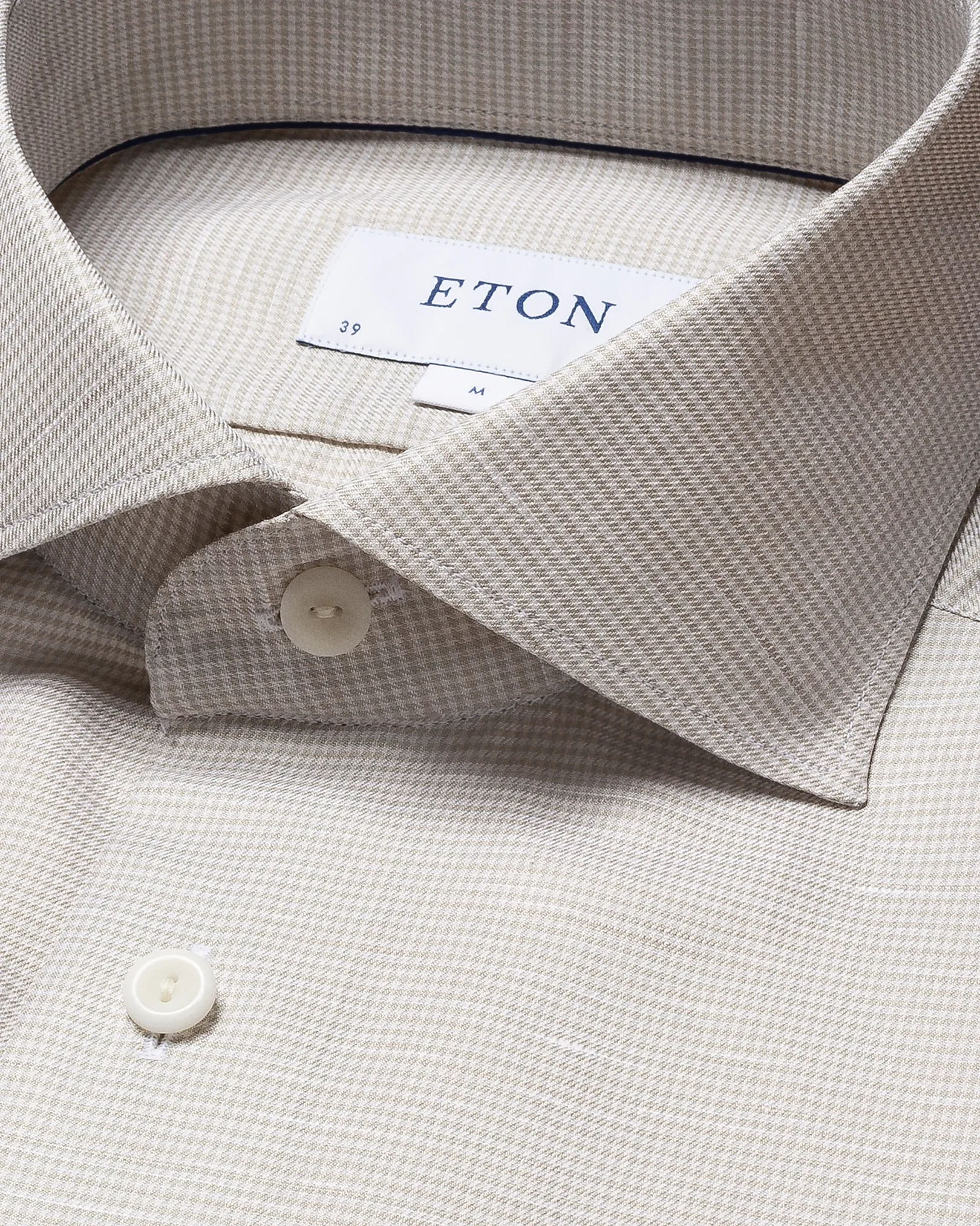 Eton - light green wrinkle free cotton linen