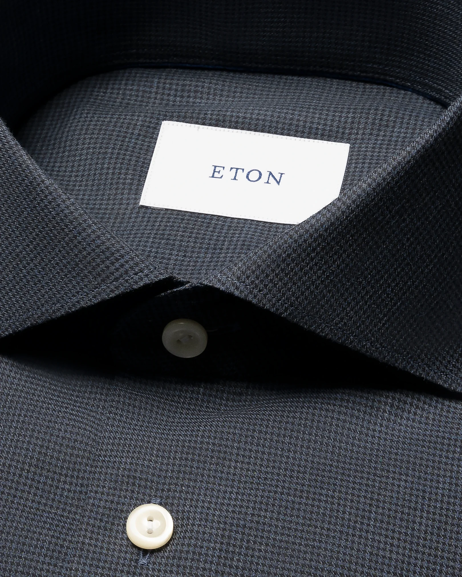 Eton - micro check signature flannel shirt 256