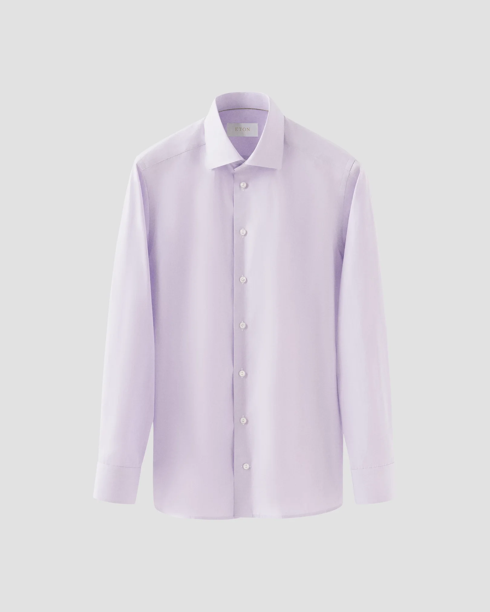 Eton - light purple fine poplin cut away collar single cuff