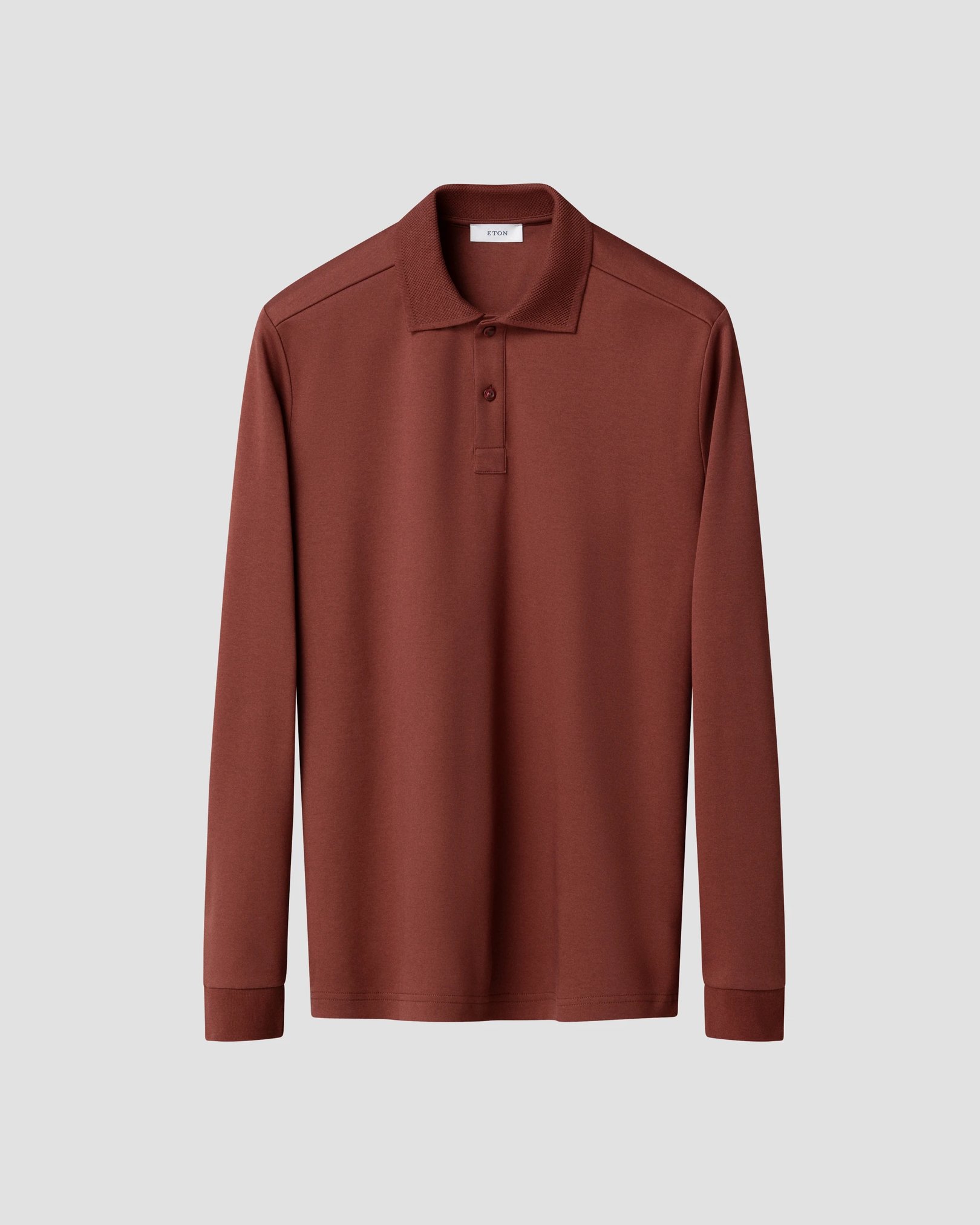 Eton - Interlock Knit Polo Sweater