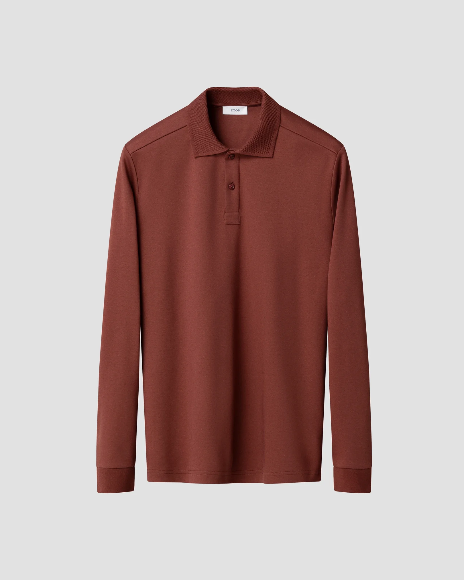 Eton - Interlock Knit Polo Sweater