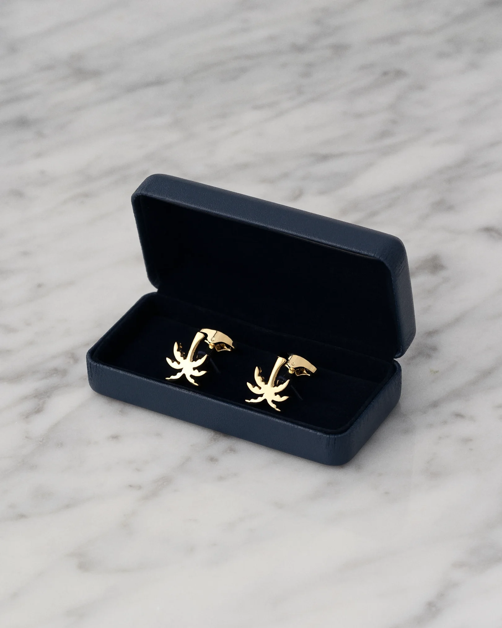 Eton - palm cufflinks gold palm cufflinks