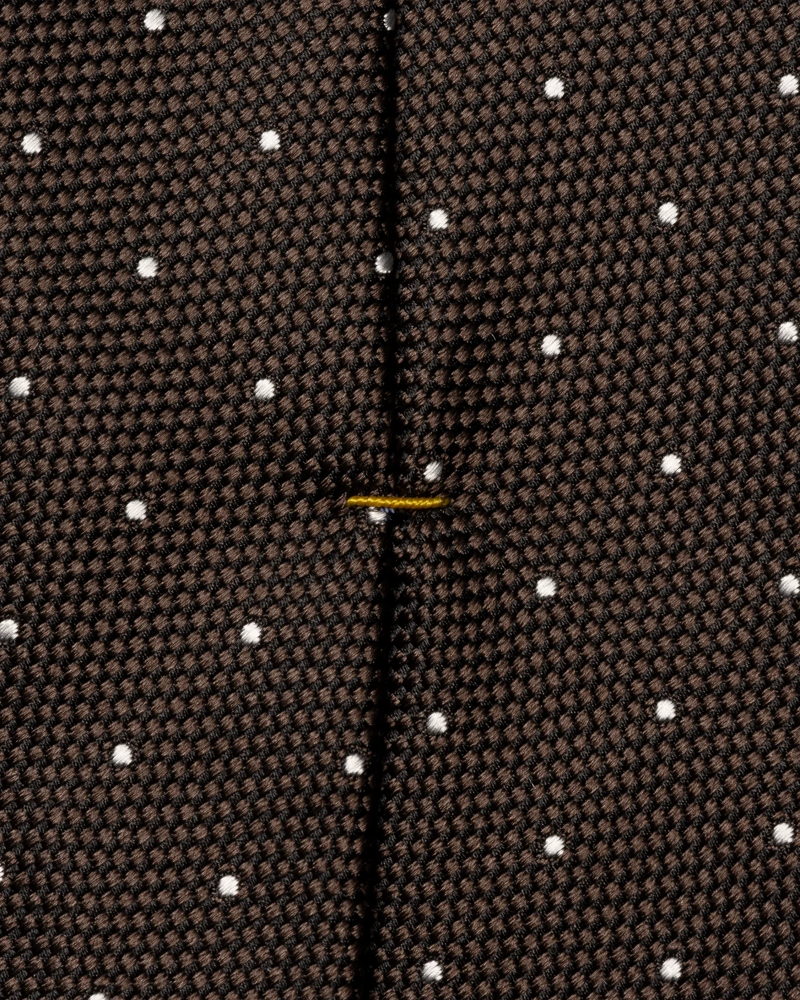 Eton - brown polka dot tie